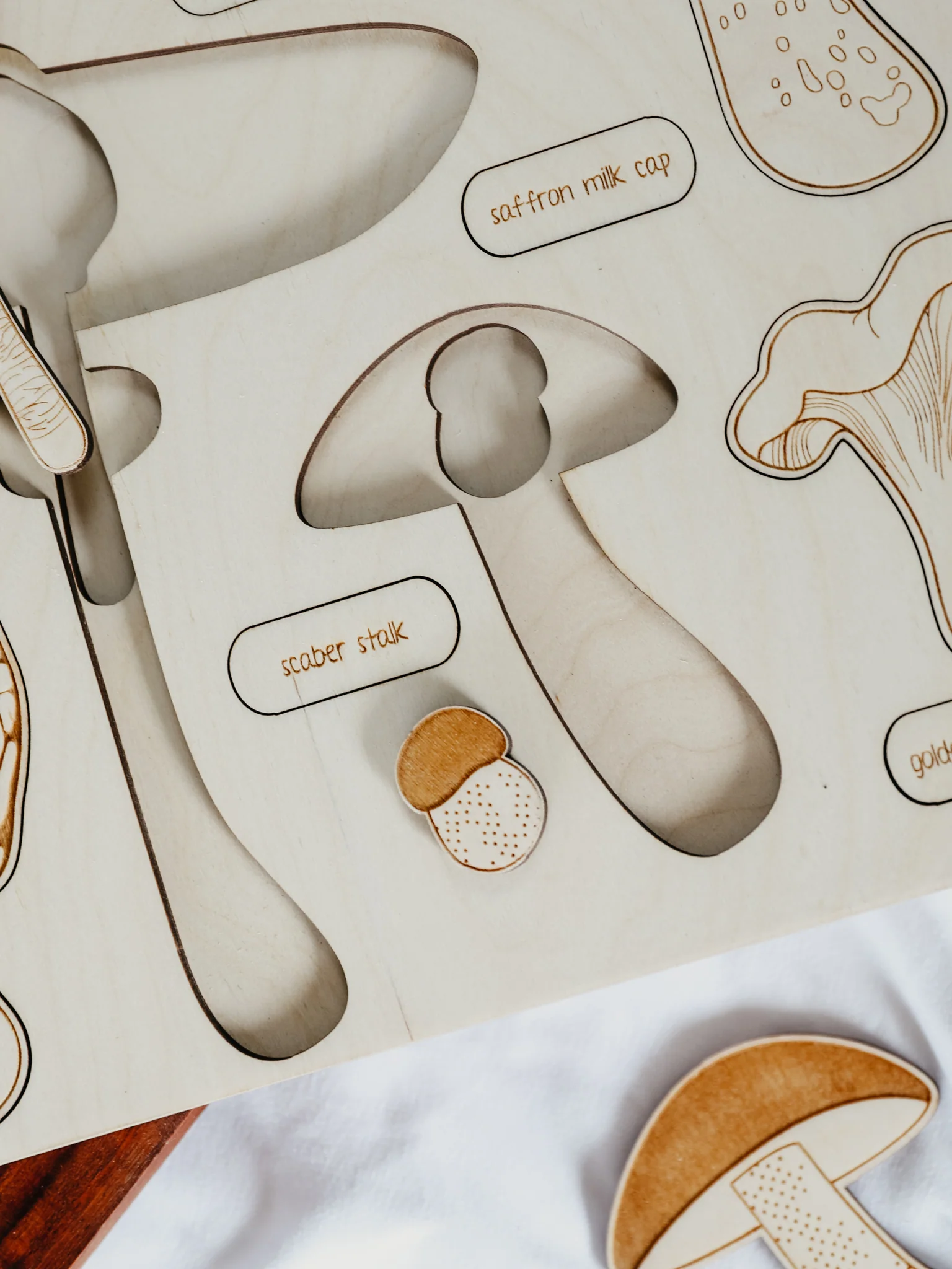 Mushroom Wooden Puzzle - Image 5