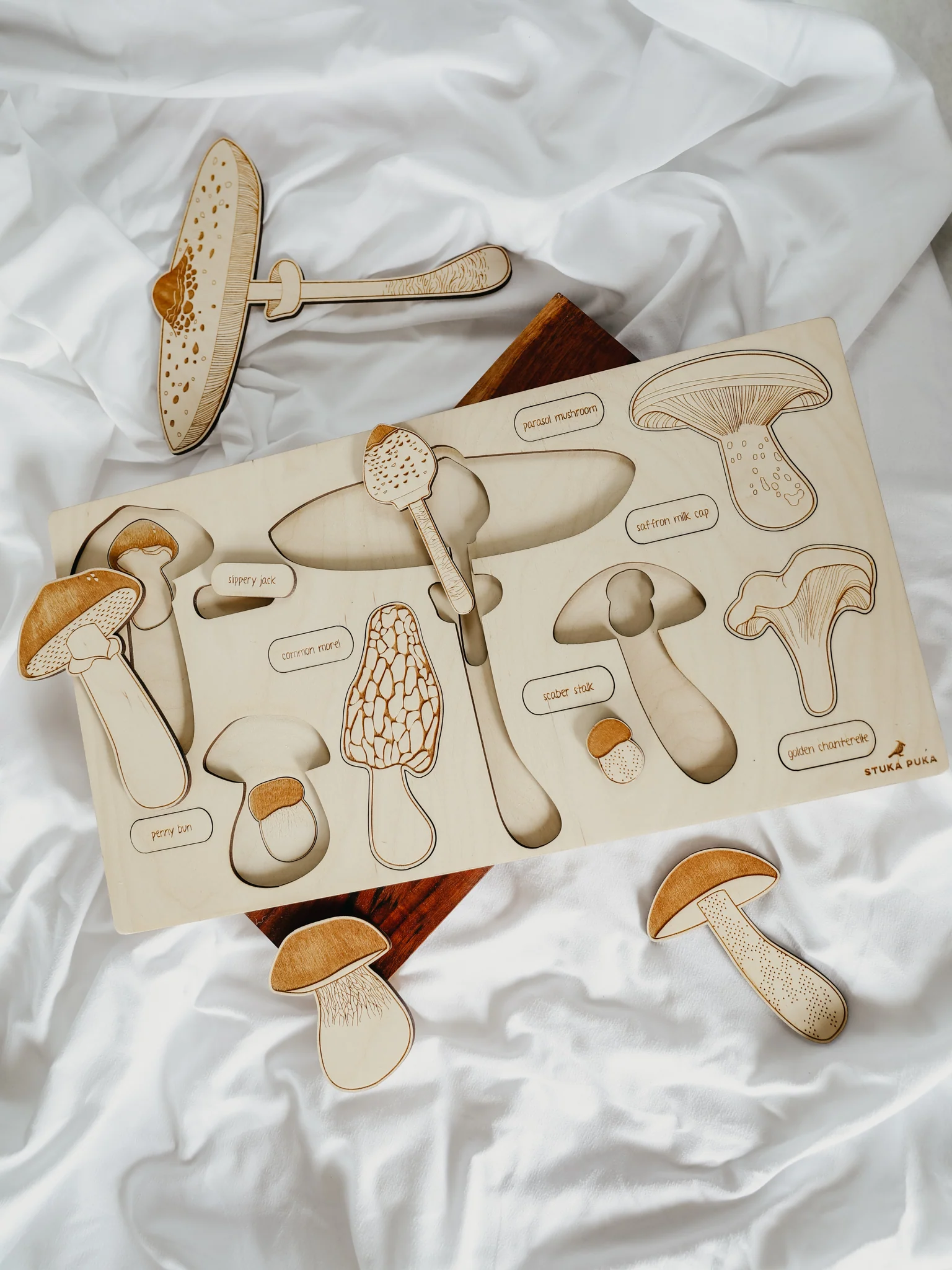 Mushroom Wooden Puzzle - Image 7