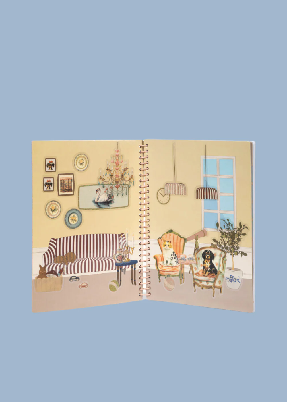 Parisian Dollhouse Reusable Sticker Book: Design Your Dream Home Play Set - Image 2