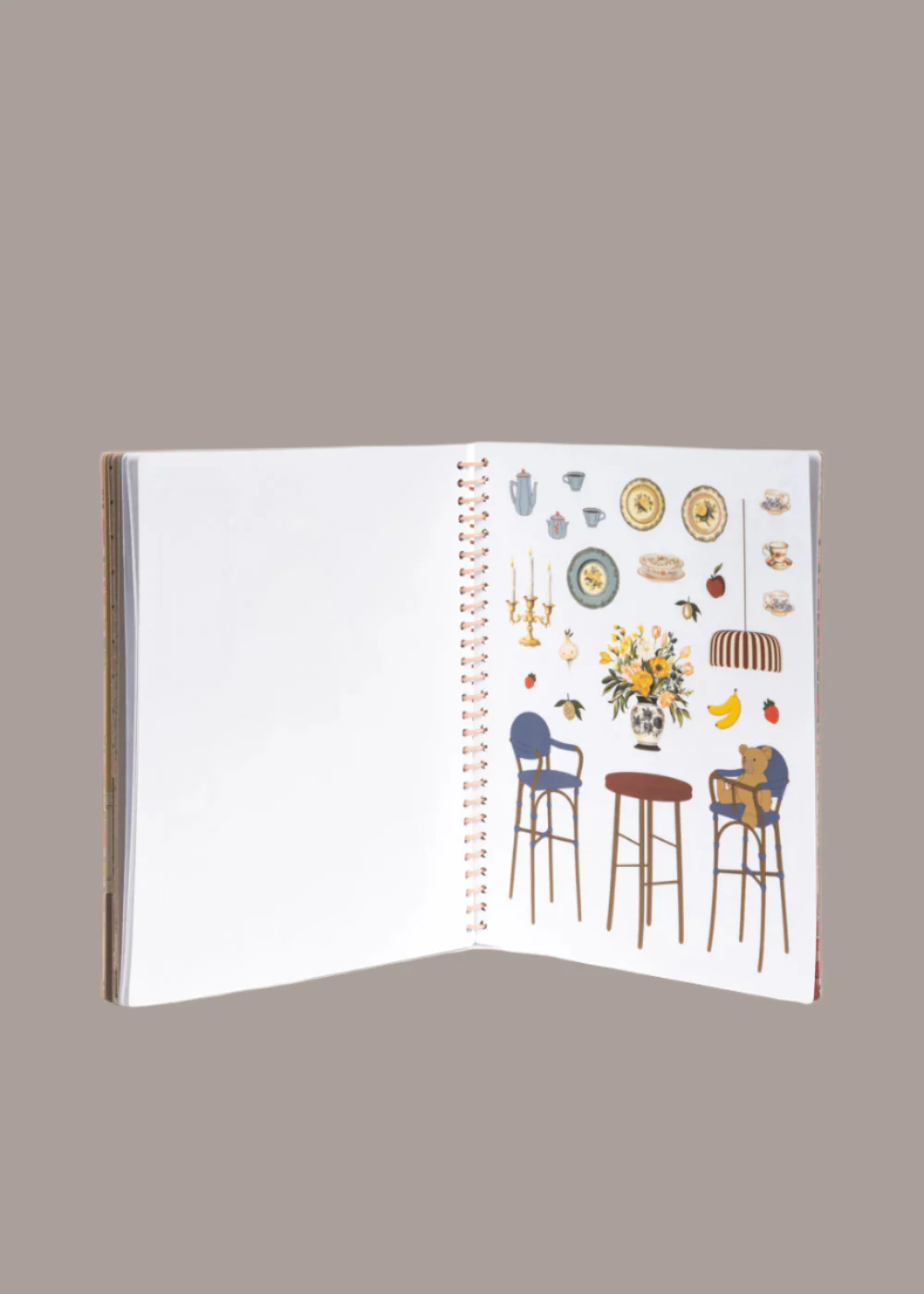 Parisian Dollhouse Reusable Sticker Book: Design Your Dream Home Play Set - Image 4