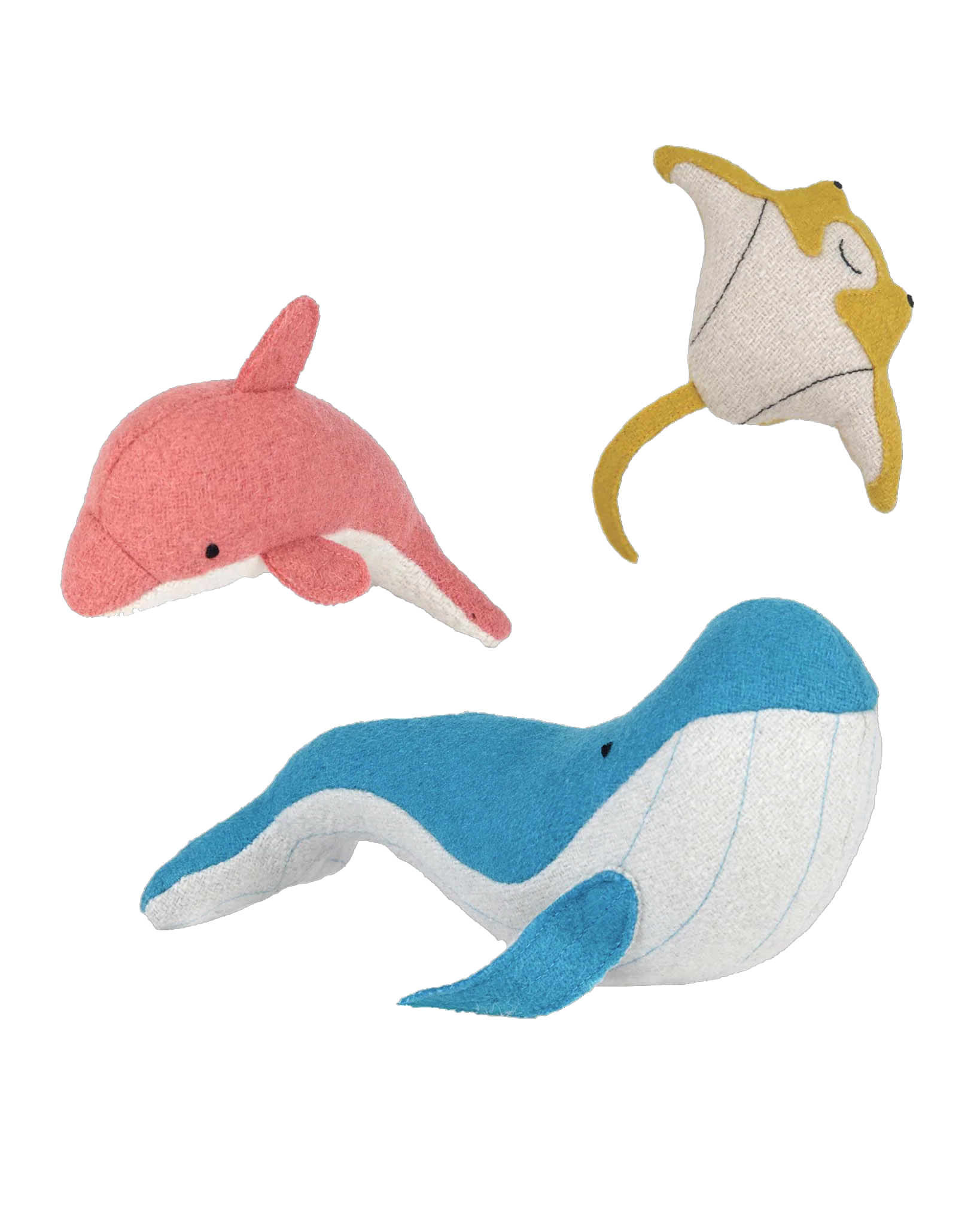 Olli Ella | Holdie Folk Felt Ocean Animals (set of 3) - Image 7