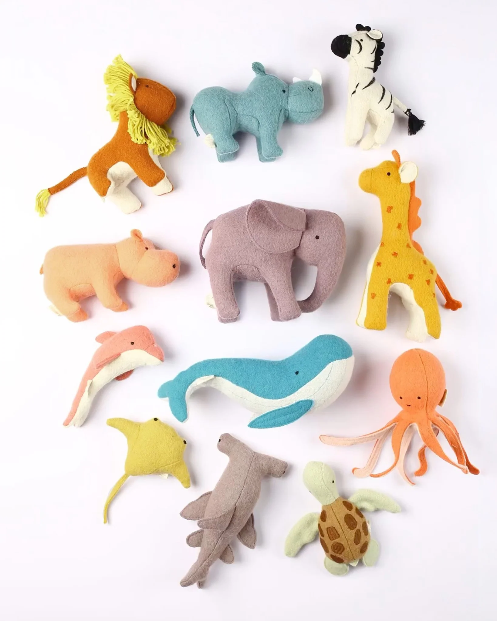 Olli Ella | Holdie Folk Felt Ocean Animals (set of 3) - Image 8