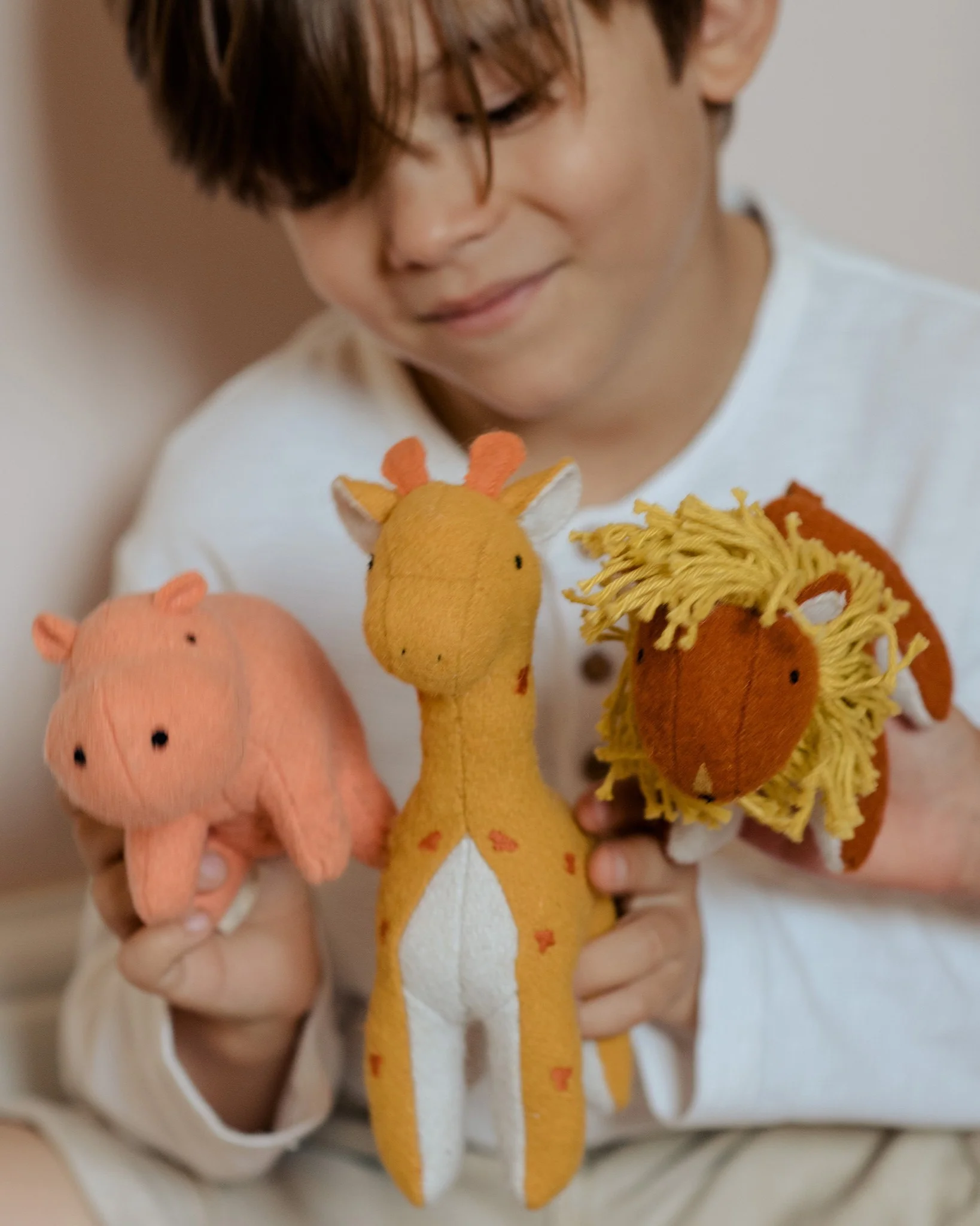 Olli Ella | Holdie Folk Felt Savannah Animals (set of 3) - Image 3