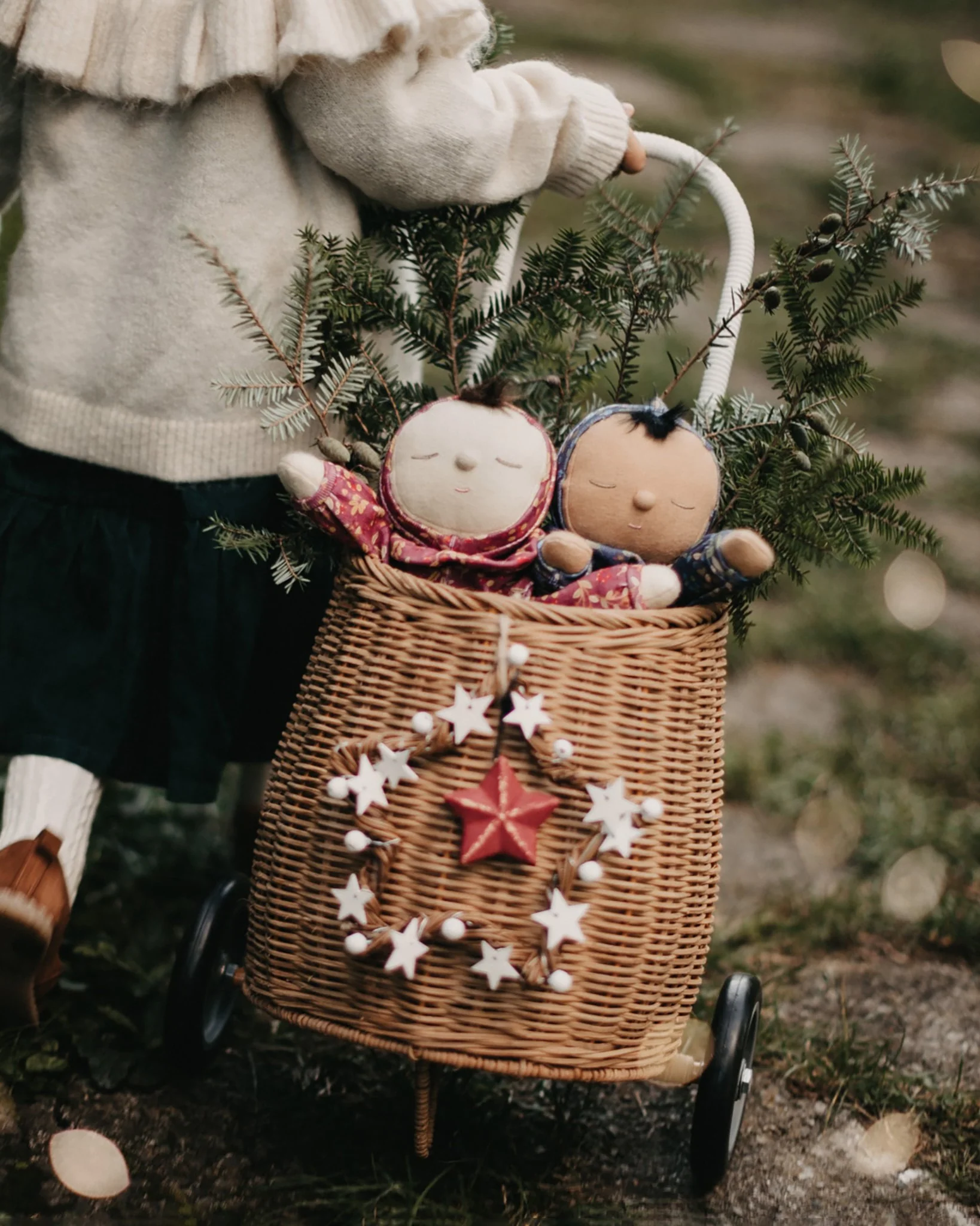 Olli Ella | HOLIDAY Dozy Dinkum Doll - Pudding - Image 3