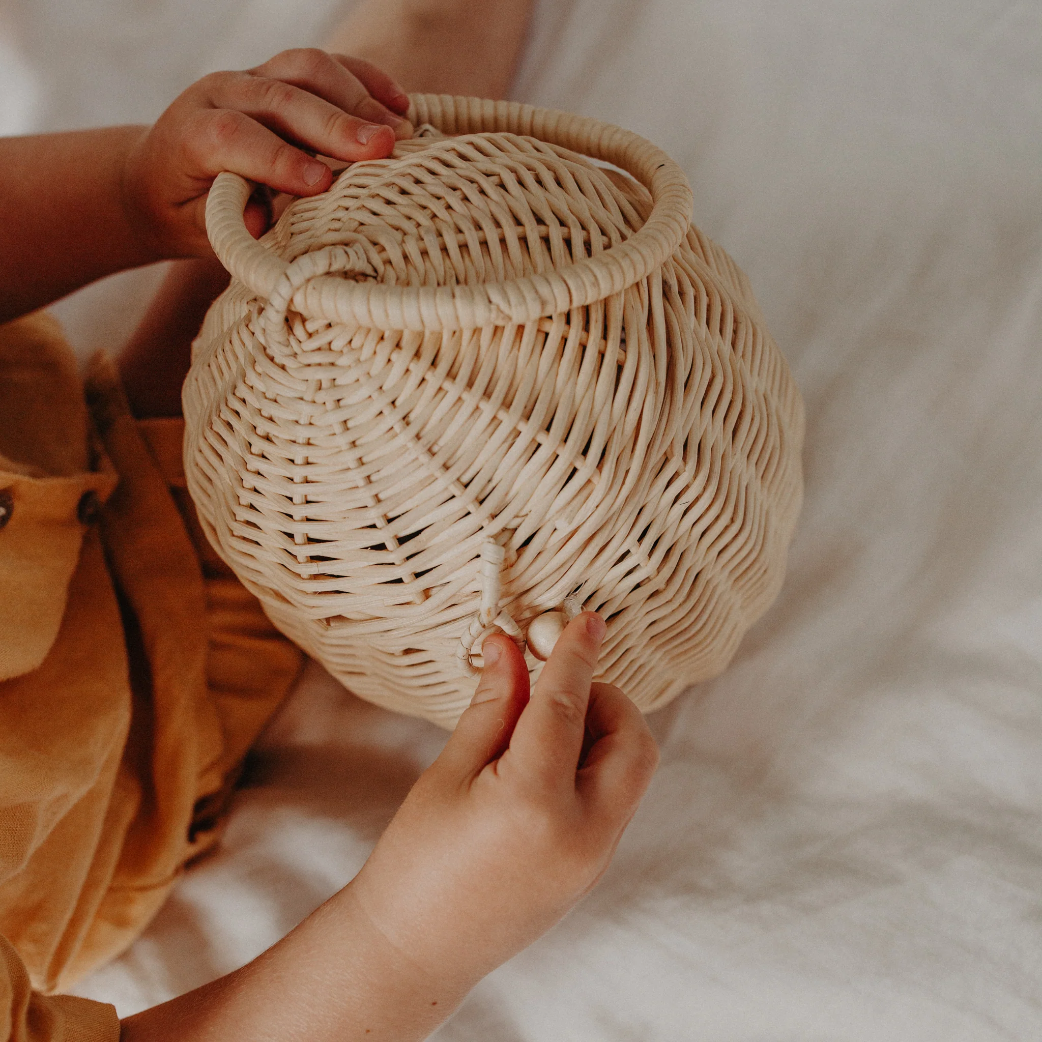 Olli Ella | Rattan Egg Basket - Image 3