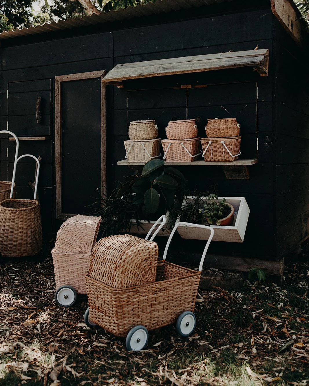 Olli Ella | Rattan Strolley - Natural - Image 6