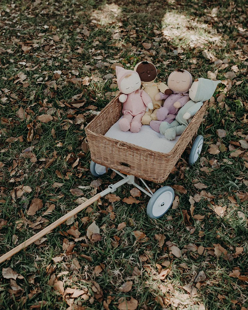 Olli Ella | Rattan Toy Wagon - Natural - Image 10