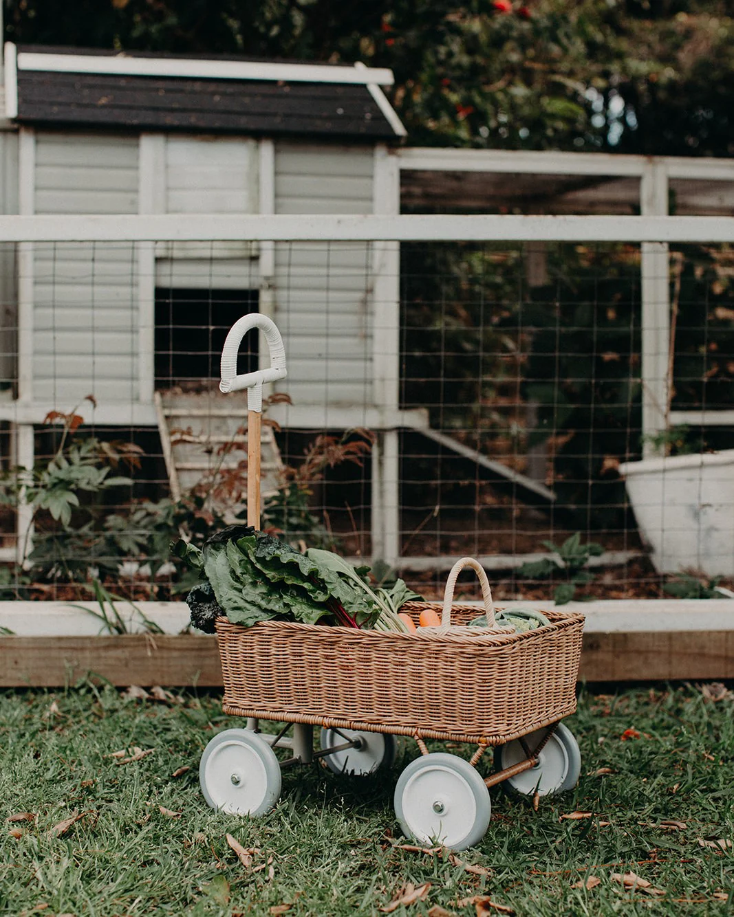 Olli Ella | Rattan Toy Wagon - Natural - Image 8