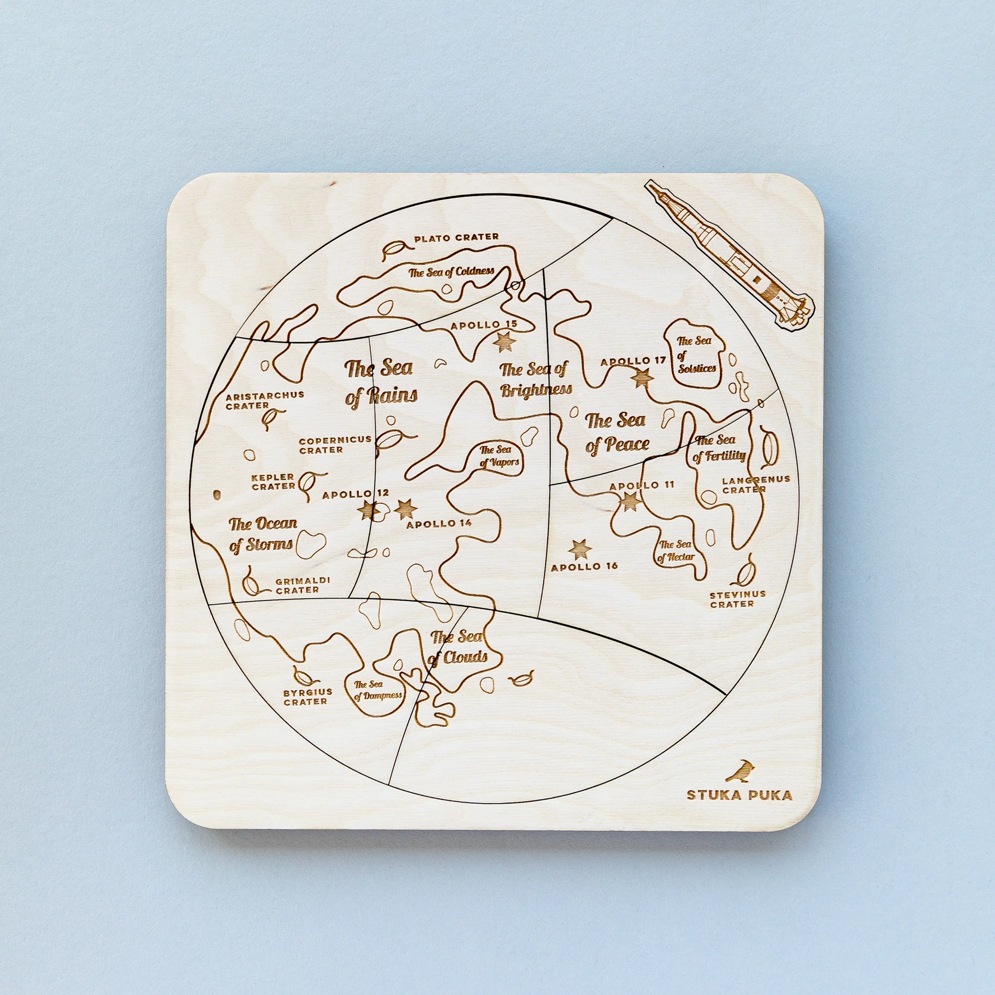 Over the Moon Wooden Puzzle - Image 3
