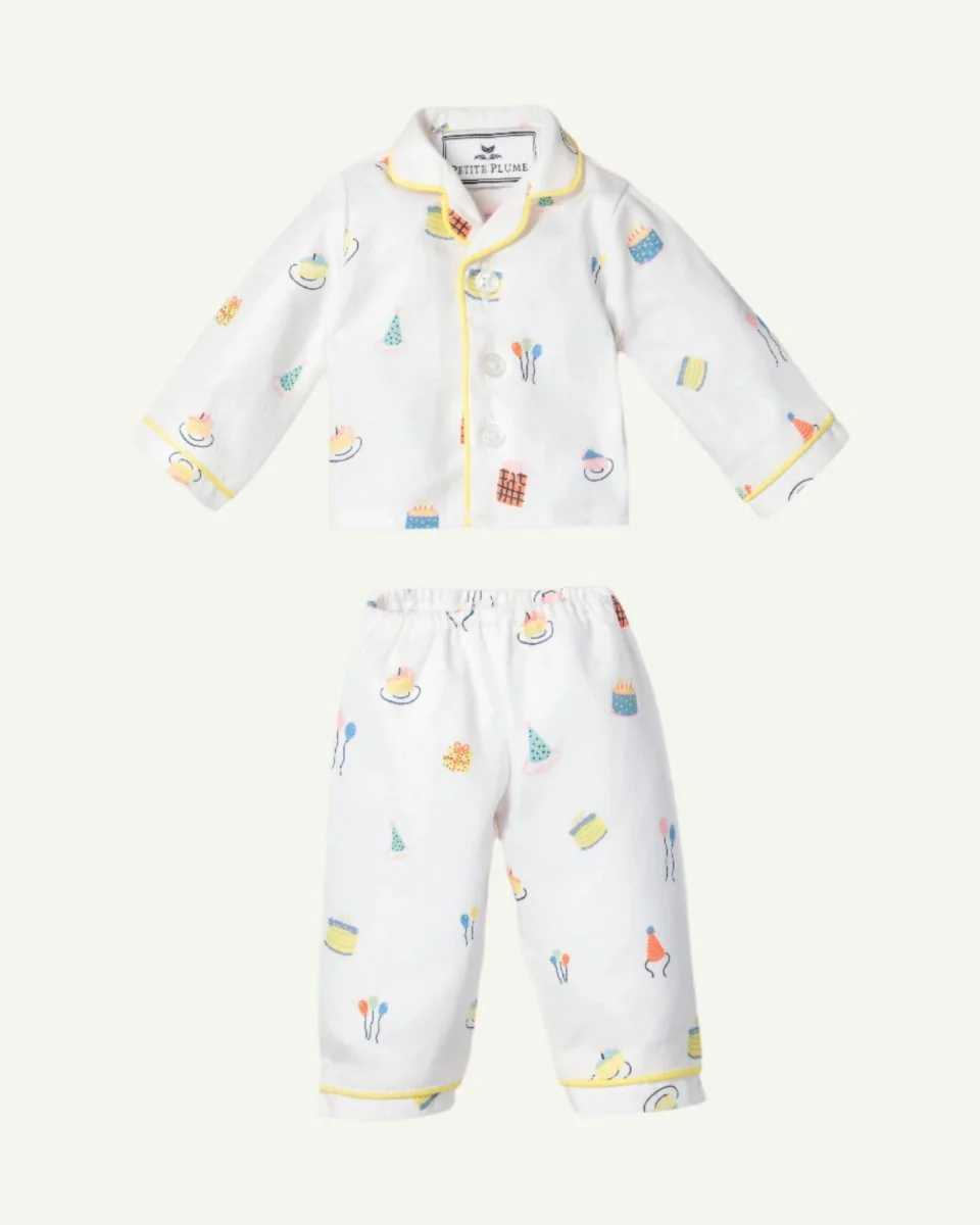 Petite Plume | Doll Pajama Set in Birthday Wishes - Image 2