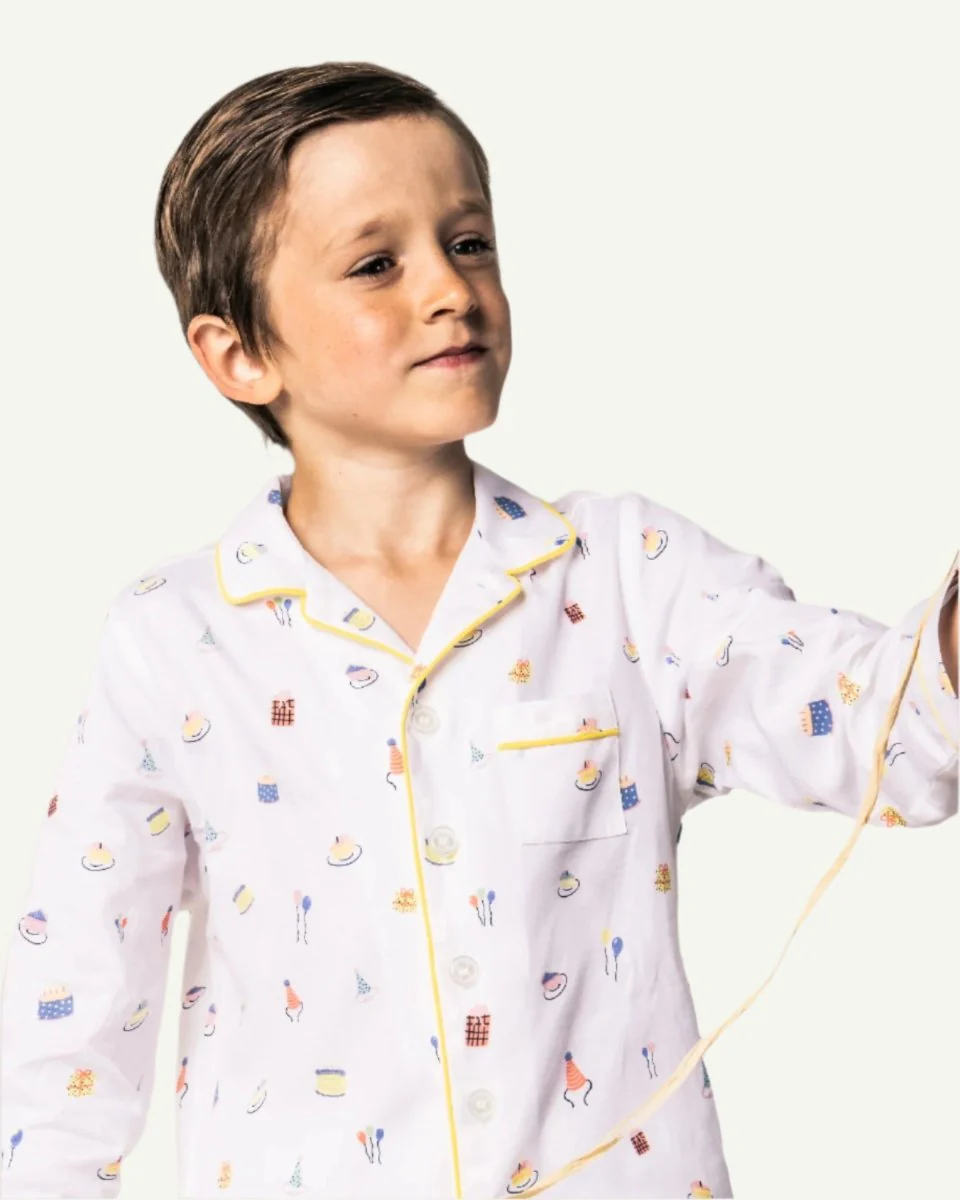 Petite Plume | Kids Pajama Set in Birthday Wishes - Image 3