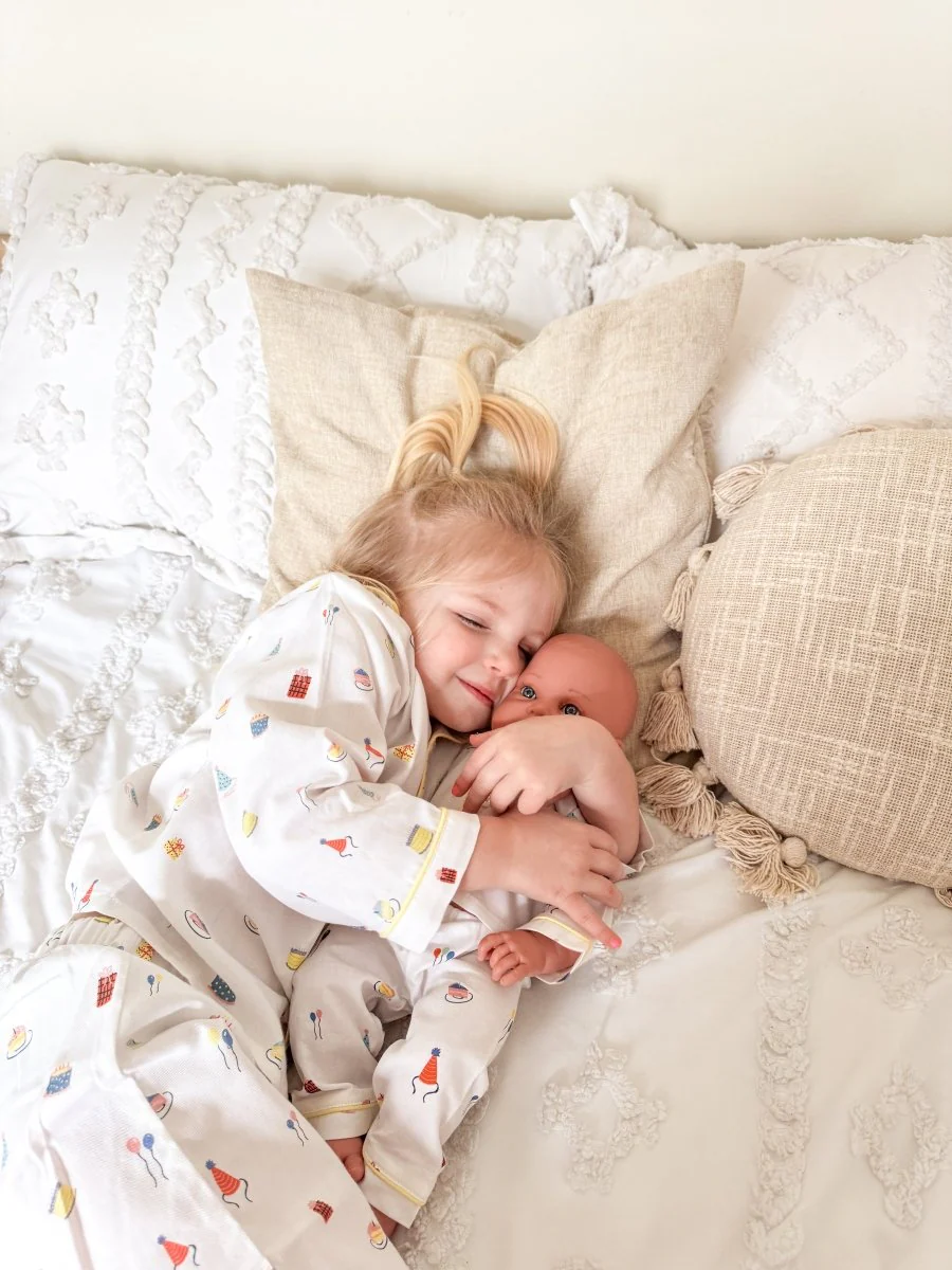 Petite Plume | Doll Pajama Set in Birthday Wishes - Image 3