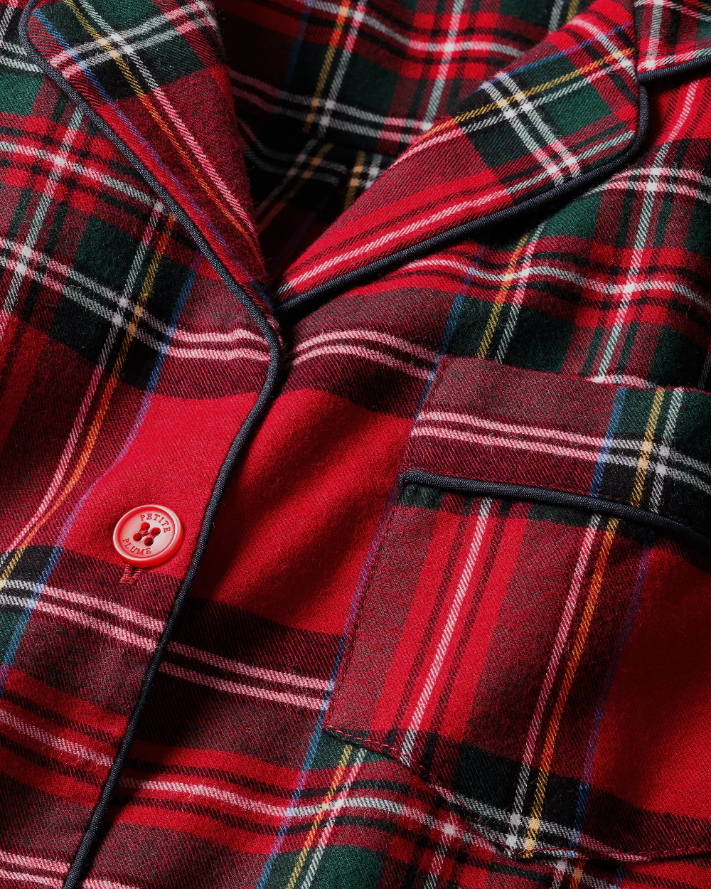Petite Plume | Kids Pajama Set in Imperial Tartan - Image 5