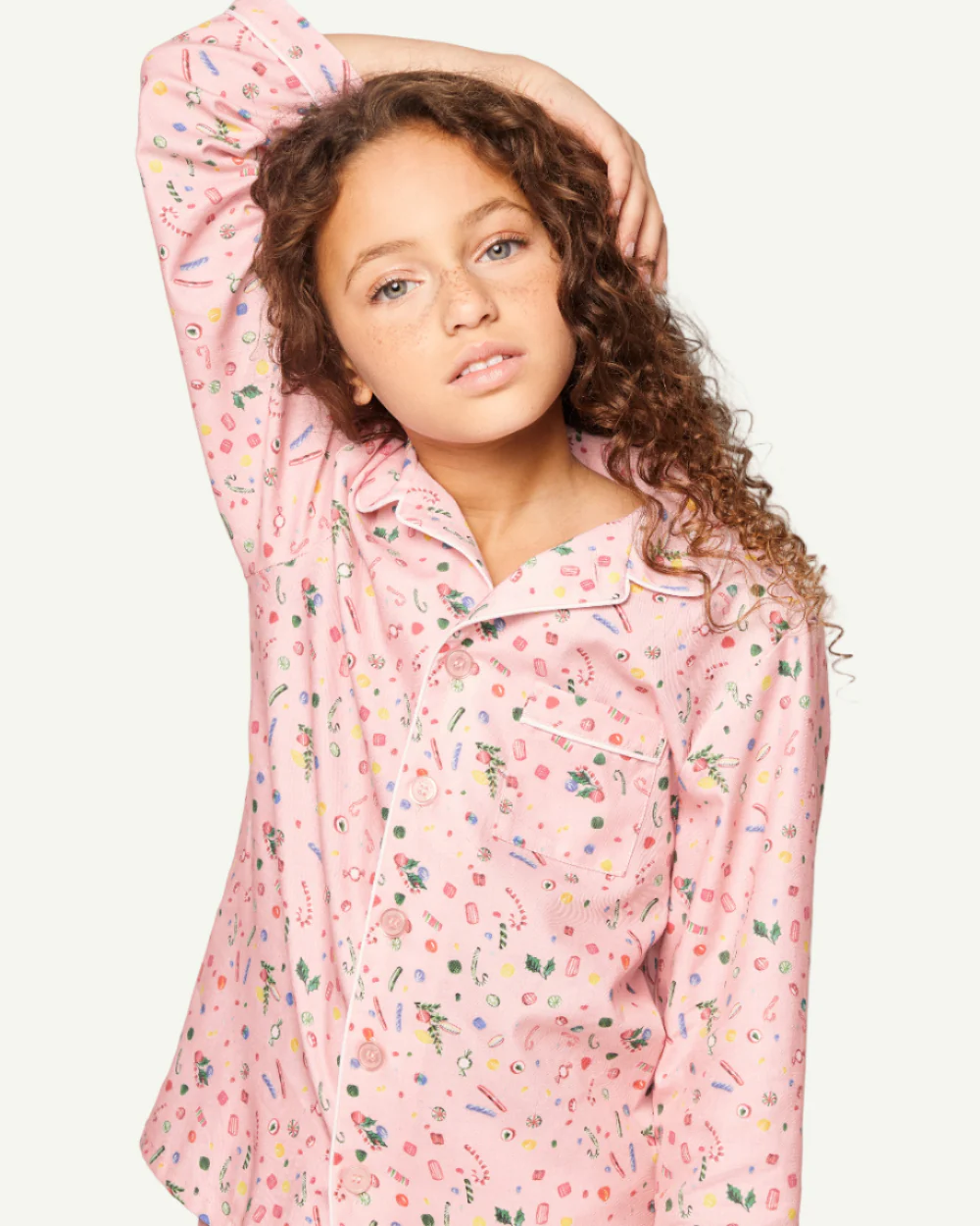 Petite Plume | Kids Pajama Set in Vintage Sweets - Image 5