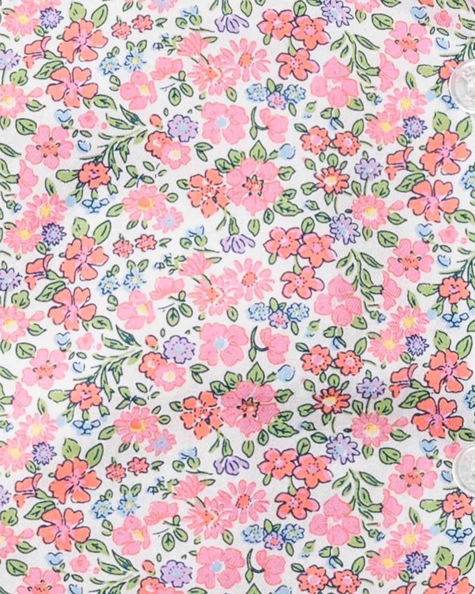Petite Plume | Kids Pajama Set in Fleurs de Rose - Image 7