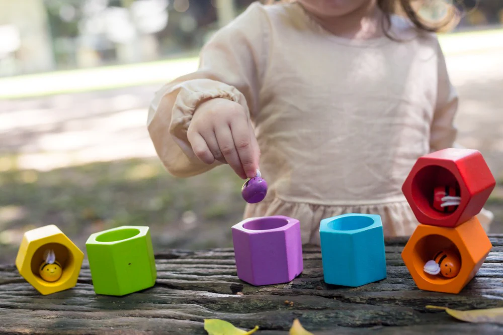 PlanToys | Beehives: Award-Winning Color Sorting and Fine Motor Development - Image 12