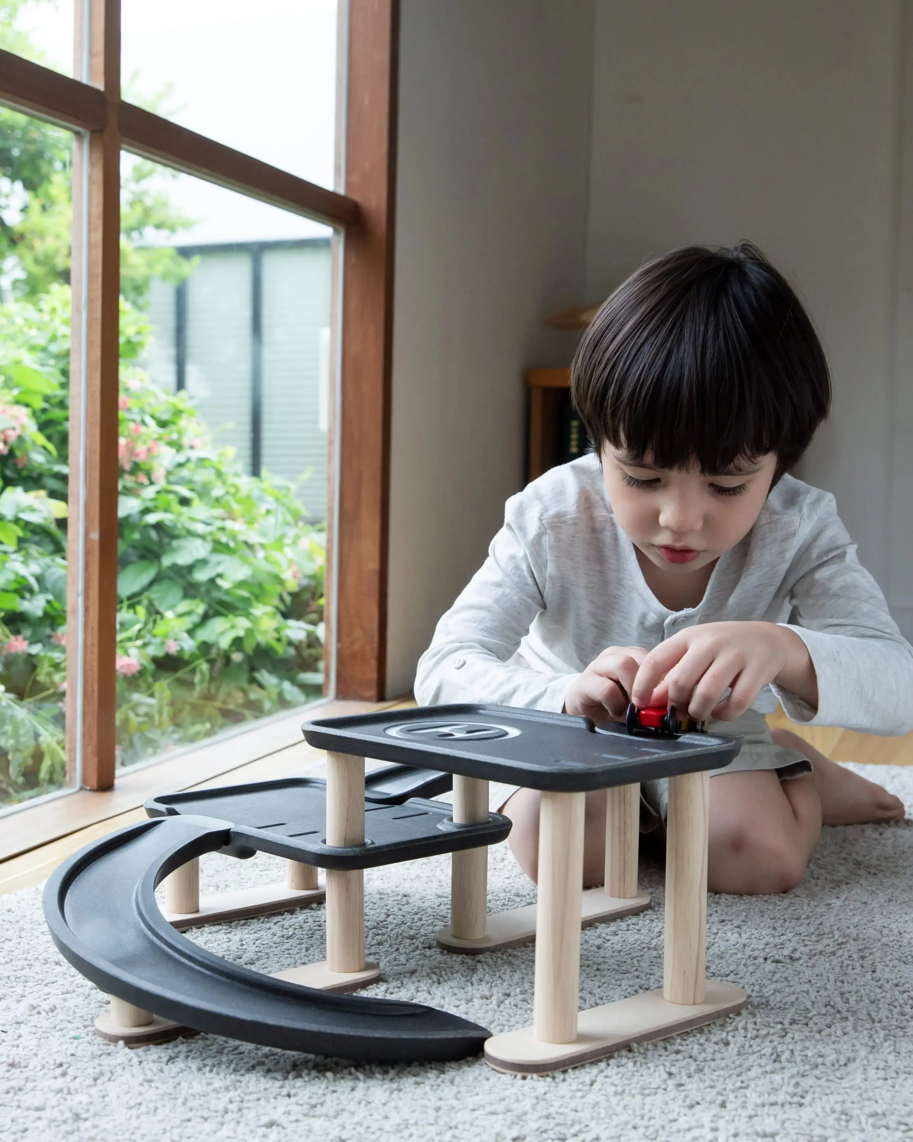 PlanToys | Race N Play Parking Garage - Image 2