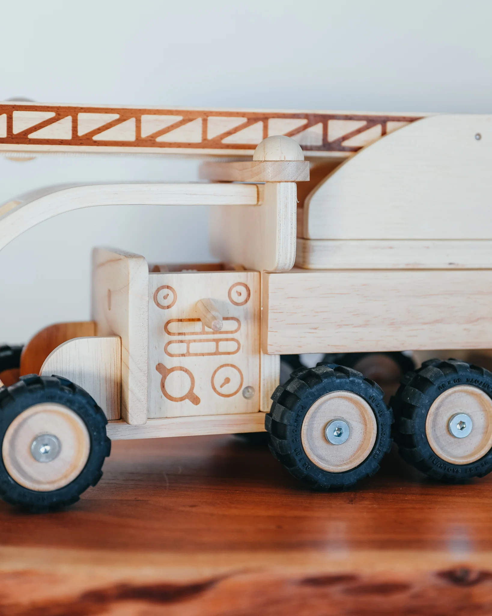 PlanToys | Toy Fire Truck - Image 12