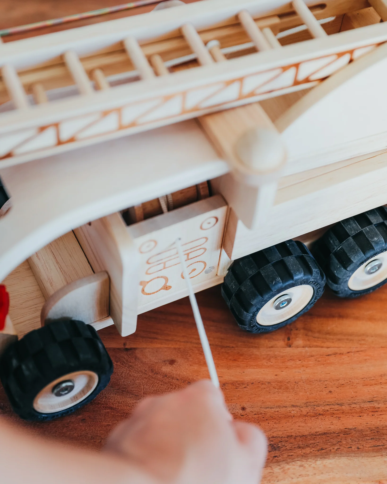 PlanToys | Toy Fire Truck - Image 13