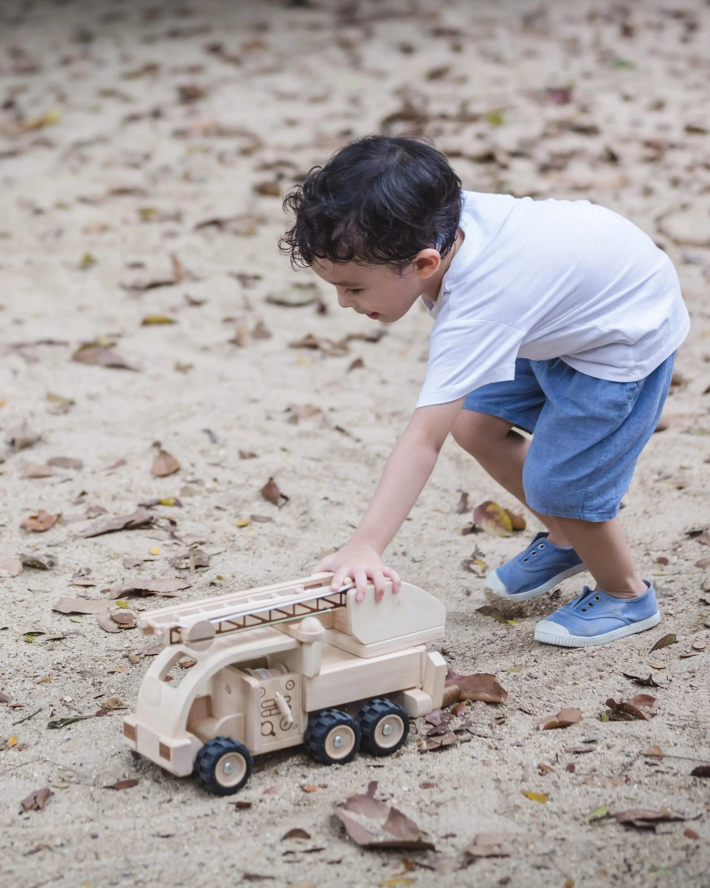PlanToys | Toy Fire Truck - Image 3