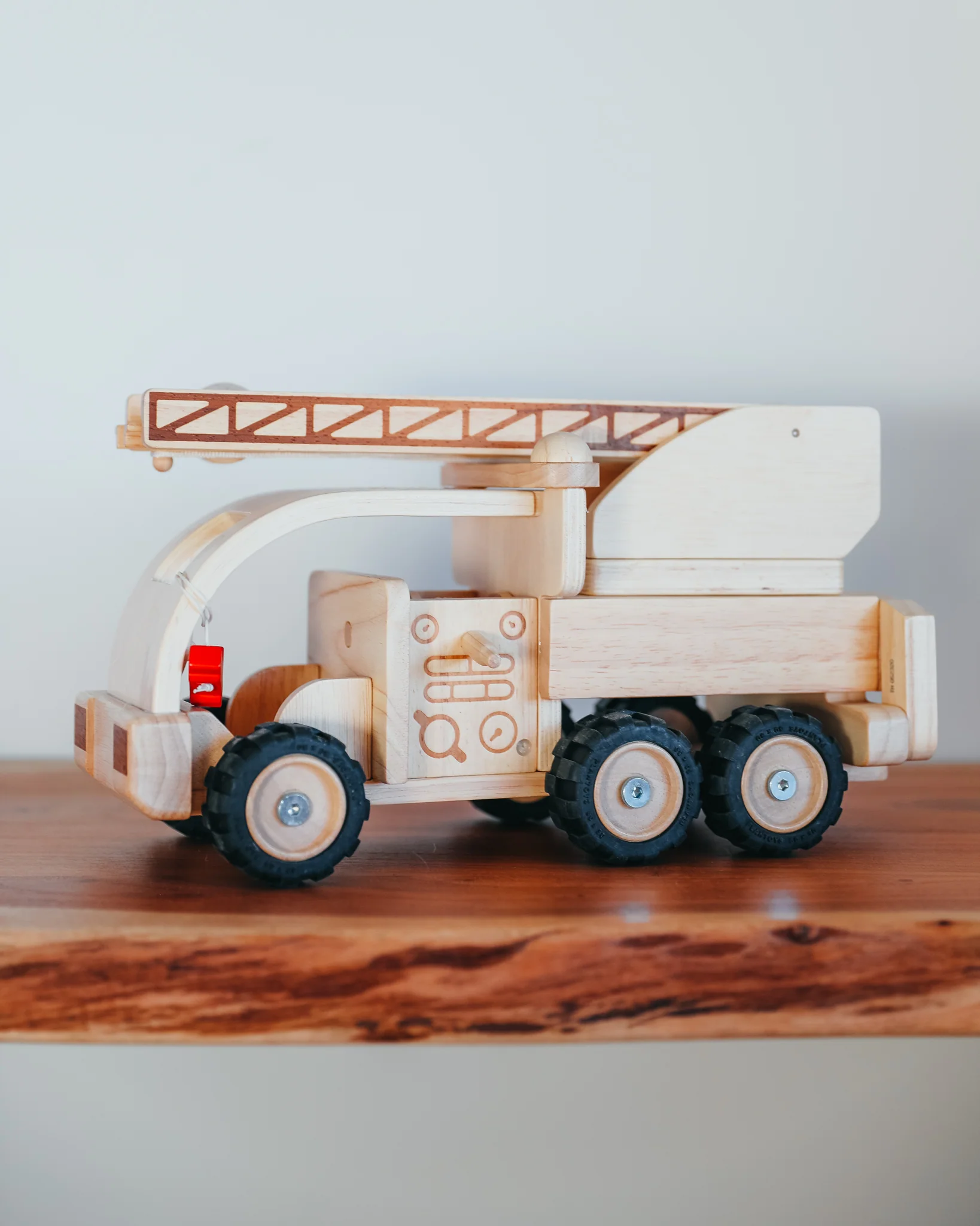 PlanToys | Toy Fire Truck - Image 5