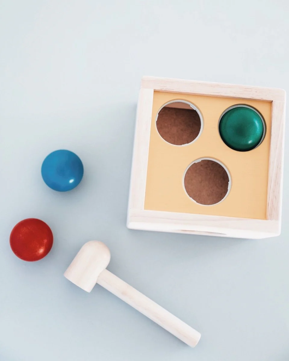 Montessori Wooden Punch & Drop Toy - Image 6