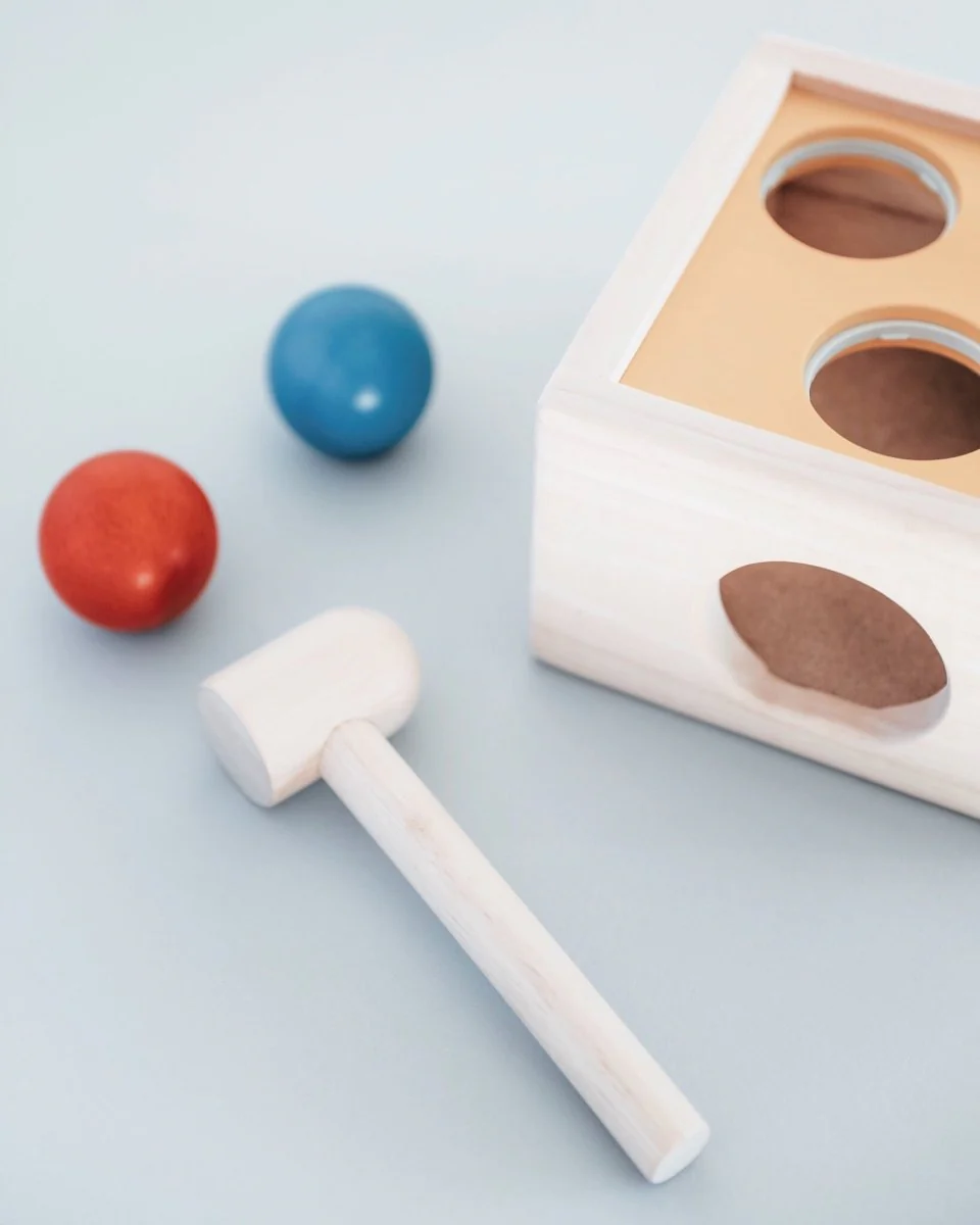 Montessori Wooden Punch & Drop Toy - Image 7