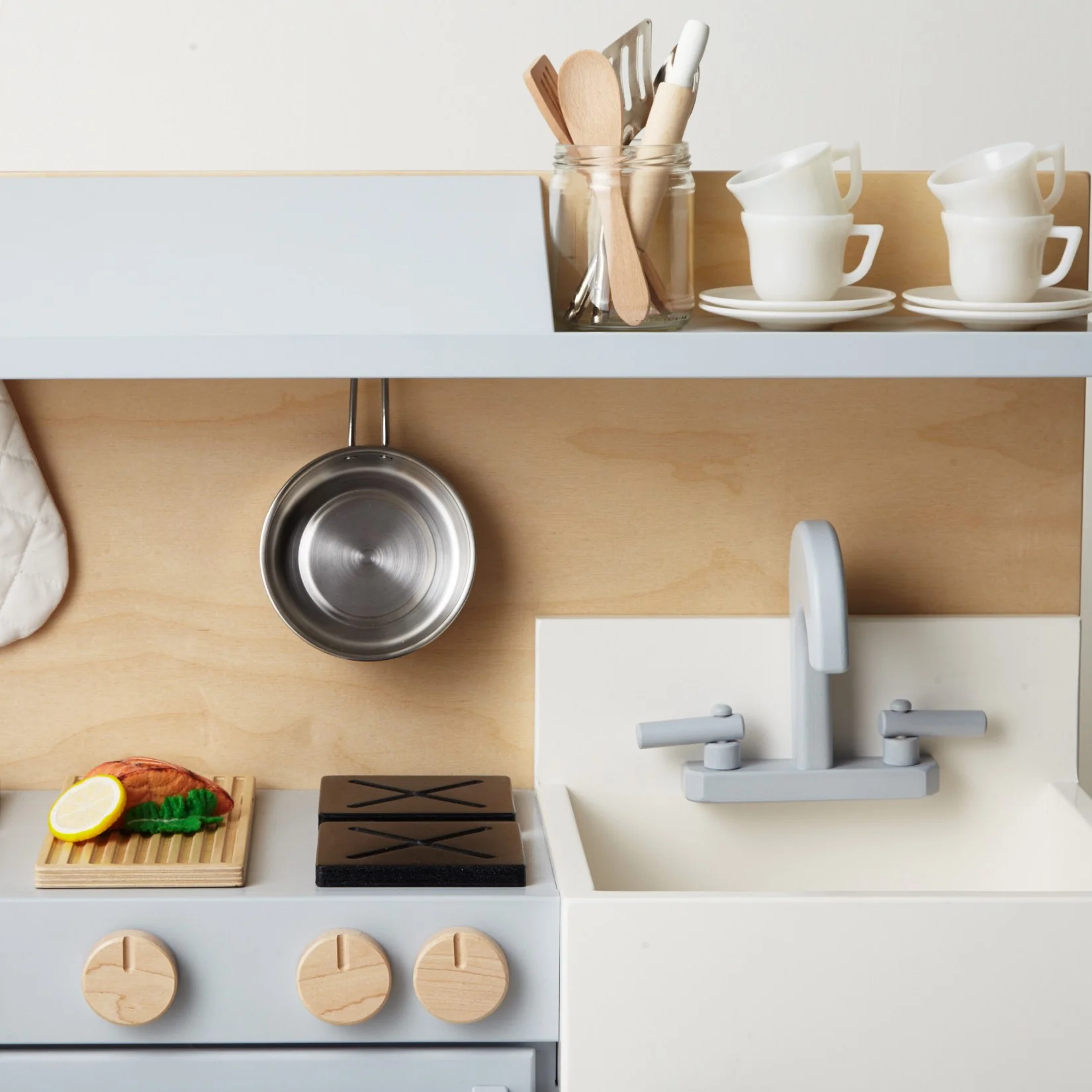 Play Kitchen Hood - Gray - Image 6