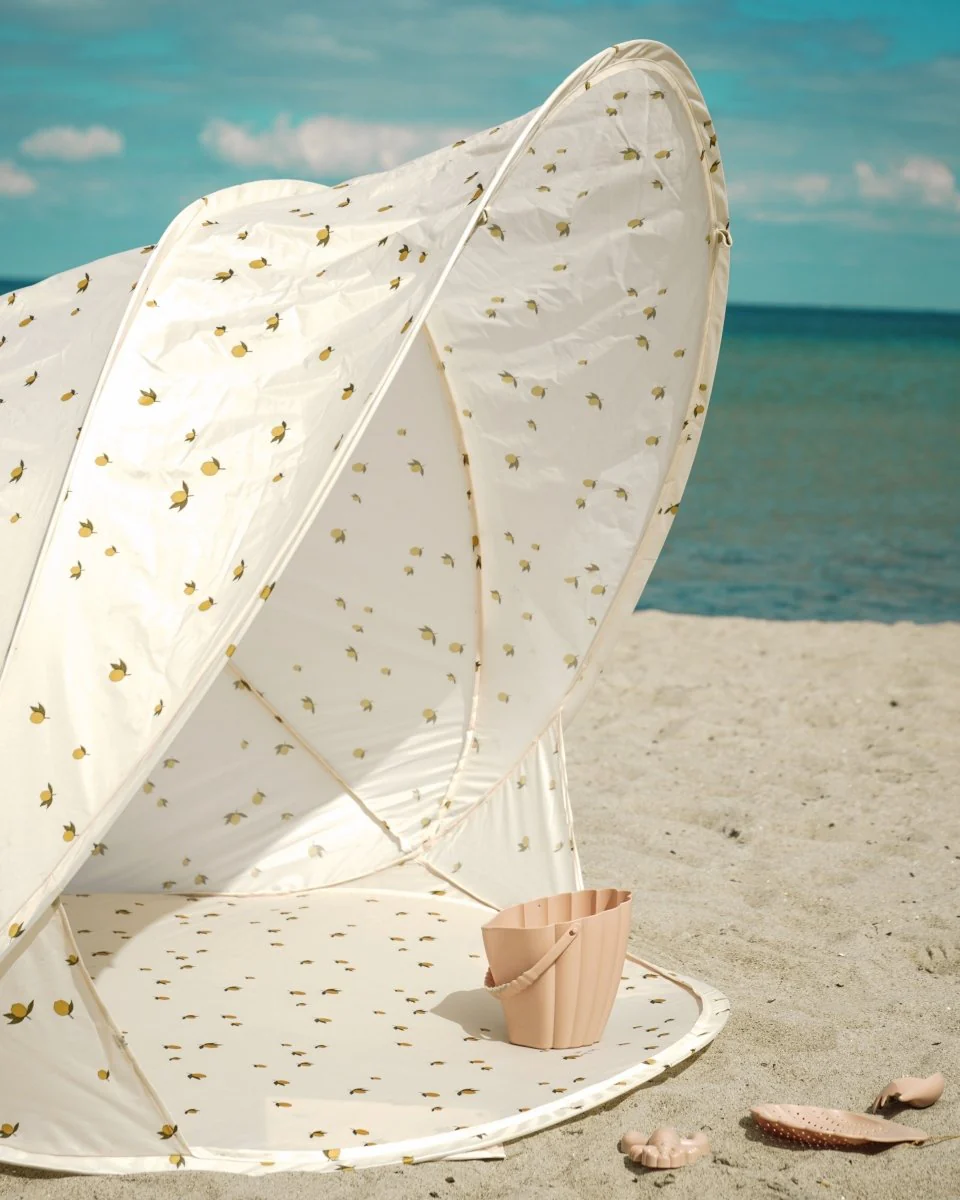 Konges Sloejd | Pop Up Beach Tent Shelter - Lemon - Image 3