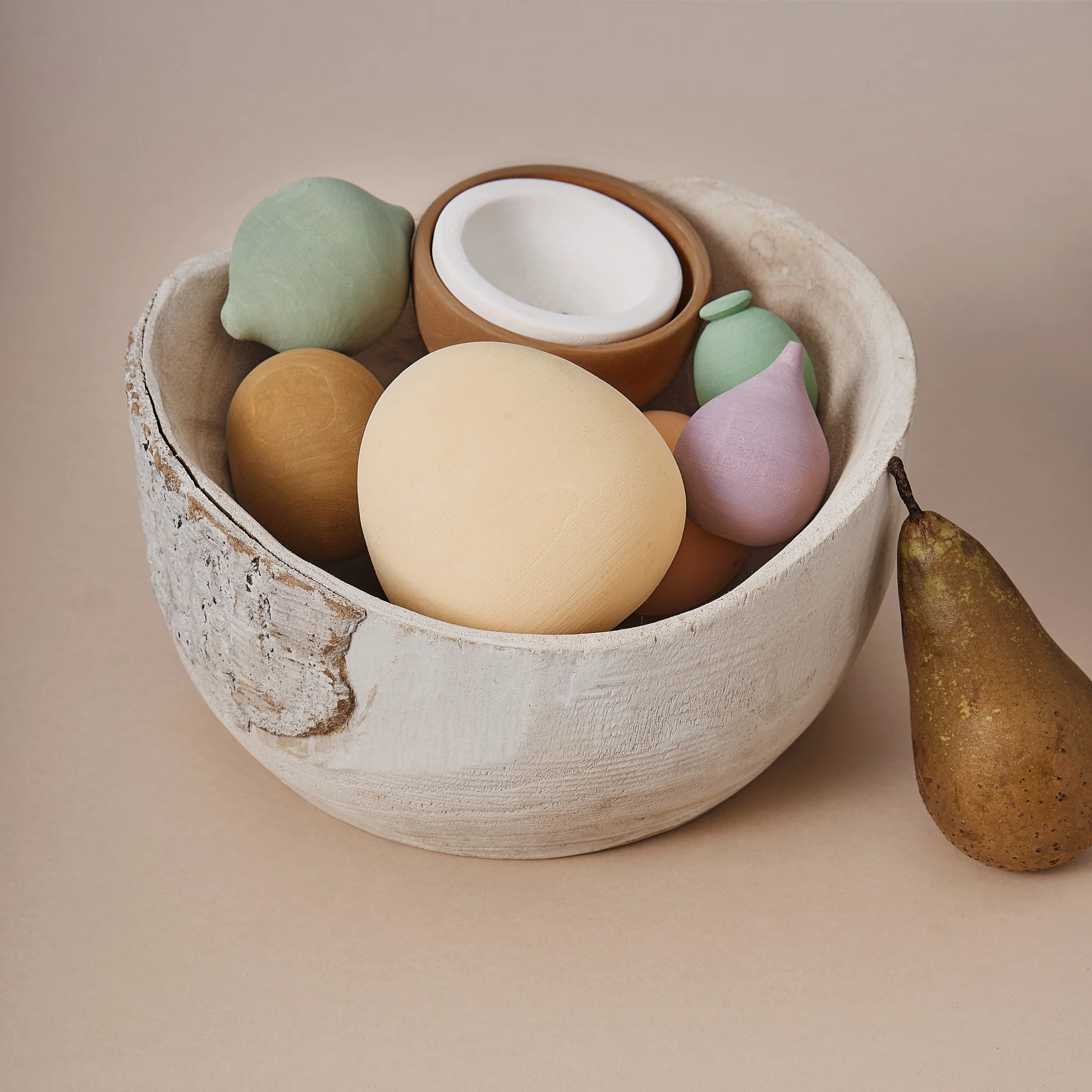 Raduga Grez | Handmade Wooden Fruits (set of 8) - Image 2