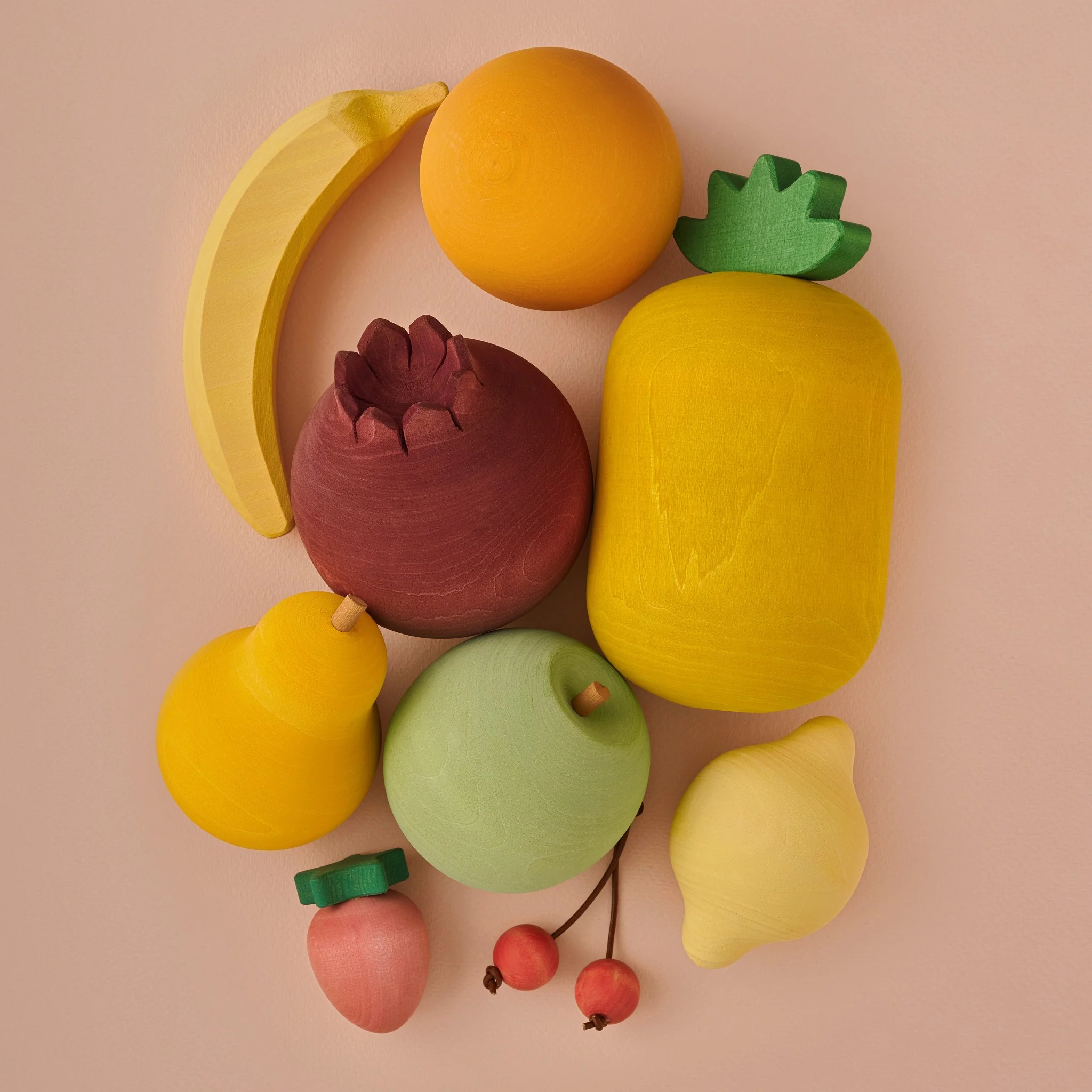 Raduga Grez | Handmade Wooden Fruits (set of 9) - Image 2