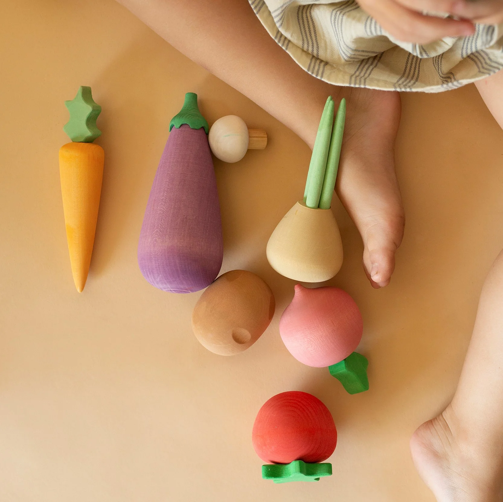 Raduga Grez | Handmade Wooden Vegetables (set of 10) - Image 5