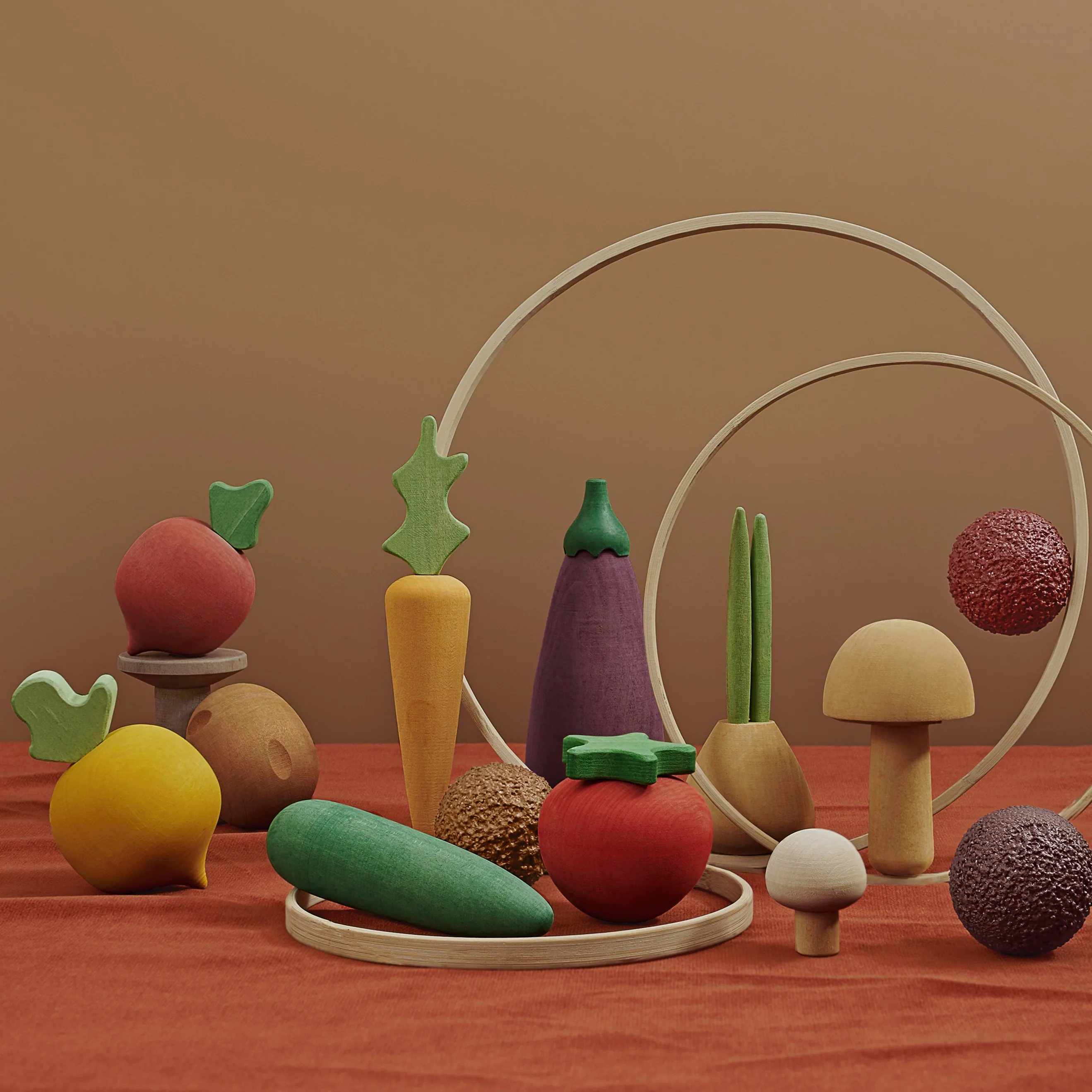 Raduga Grez | Handmade Wooden Vegetables (set of 10) - Image 7