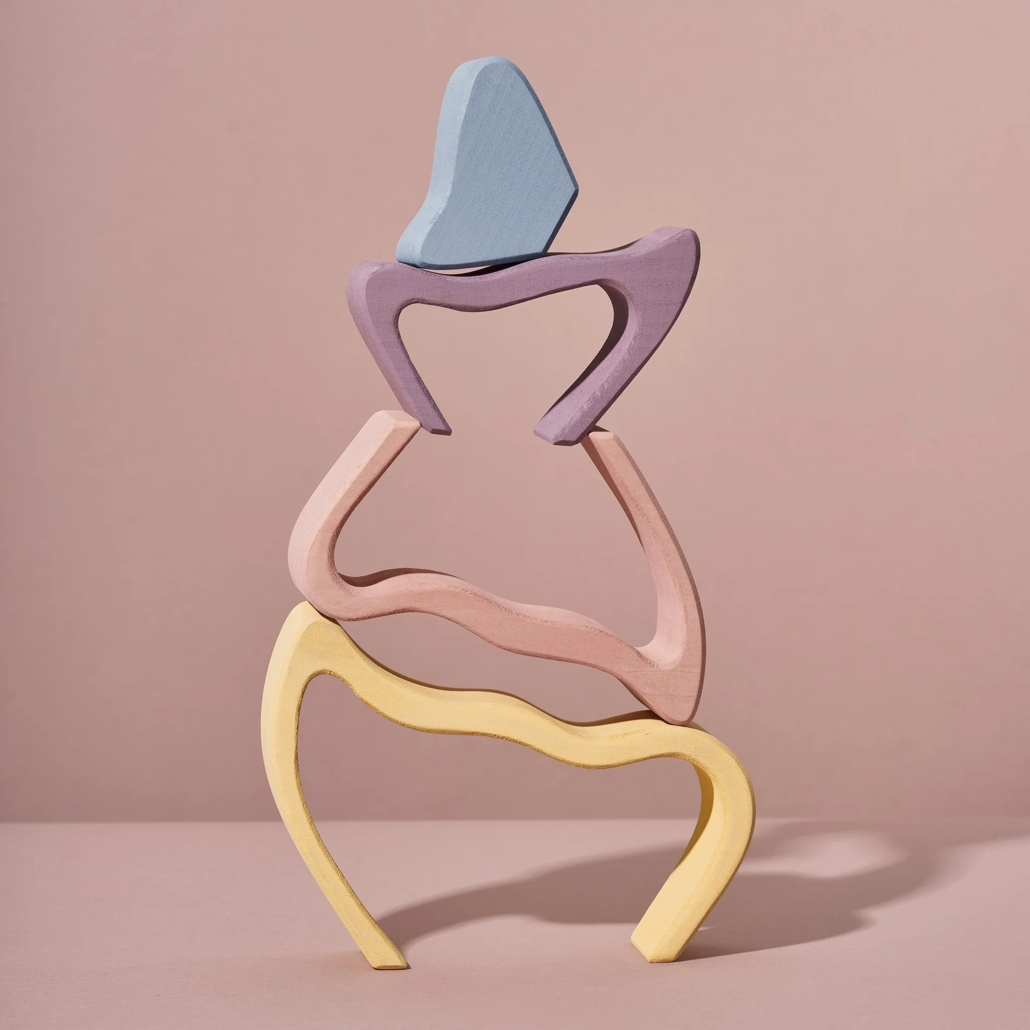 Raduga Grez | Wooden Butterfly Wing Pastel Stacker (small) - Image 4