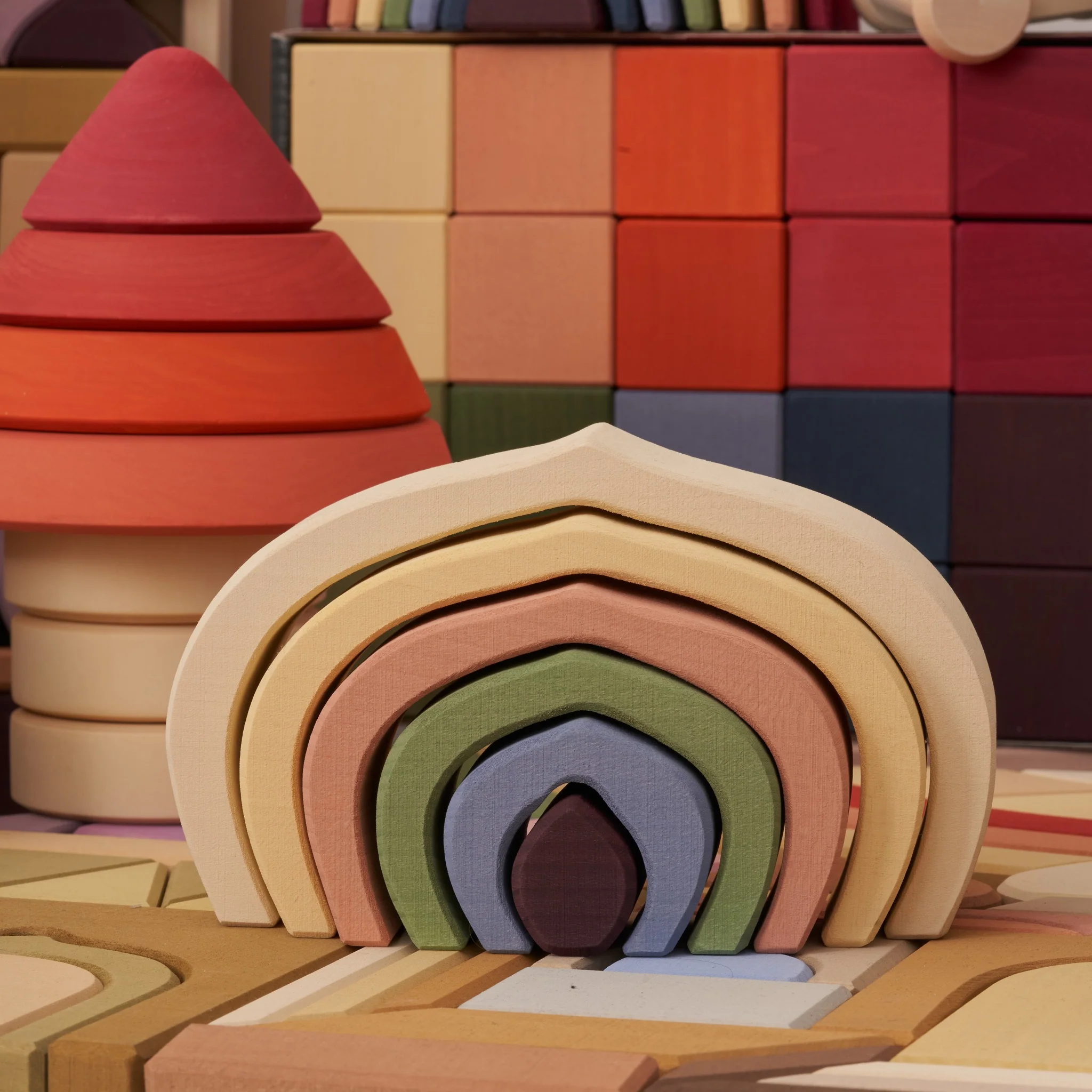 Raduga Grez | Wooden Cupolas Stacker (small) - Image 5