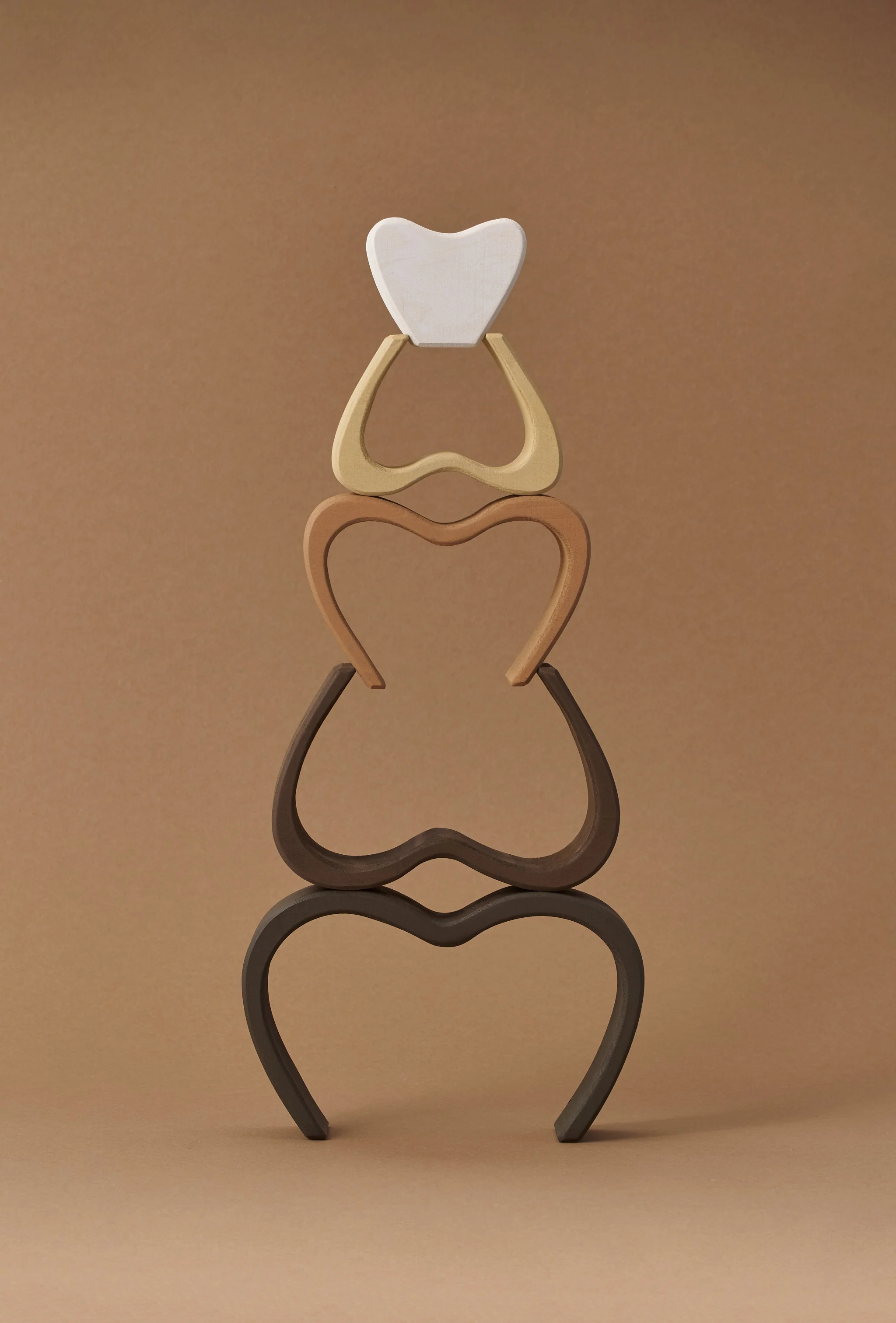 Raduga Grez | Wooden Heart Stacker (small) - Image 4