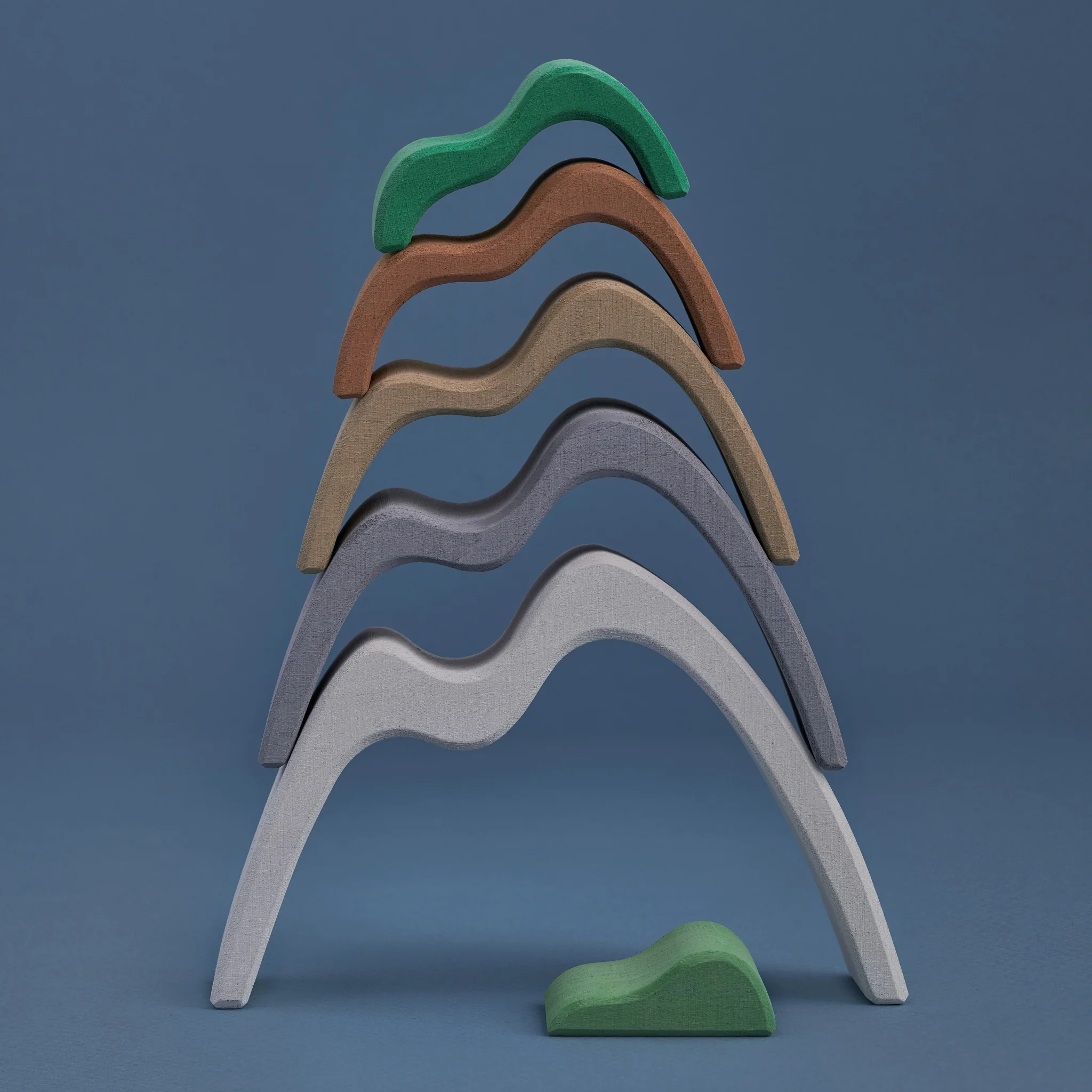 Raduga Grez | Wooden Mountain Stacker (small) - Image 4