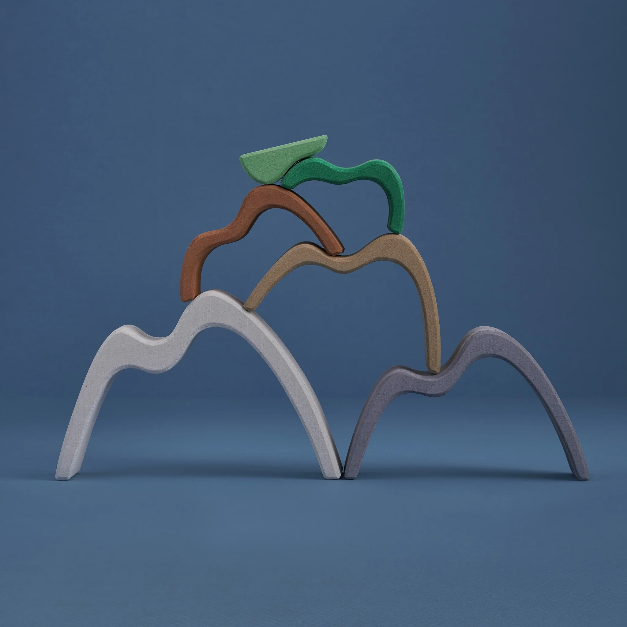 Raduga Grez | Wooden Mountain Stacker (small) - Image 5