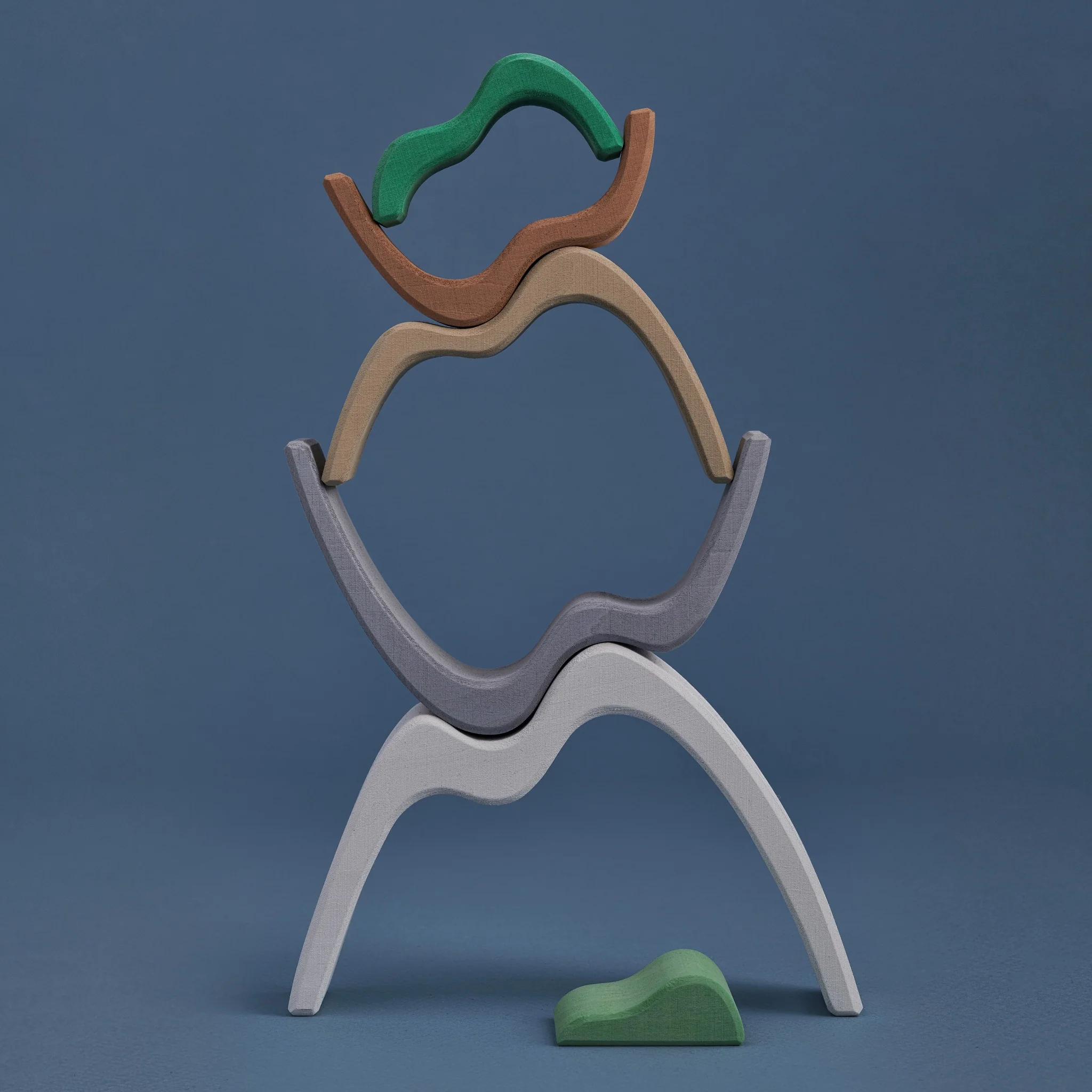 Raduga Grez | Wooden Mountain Stacker (small) - Image 6