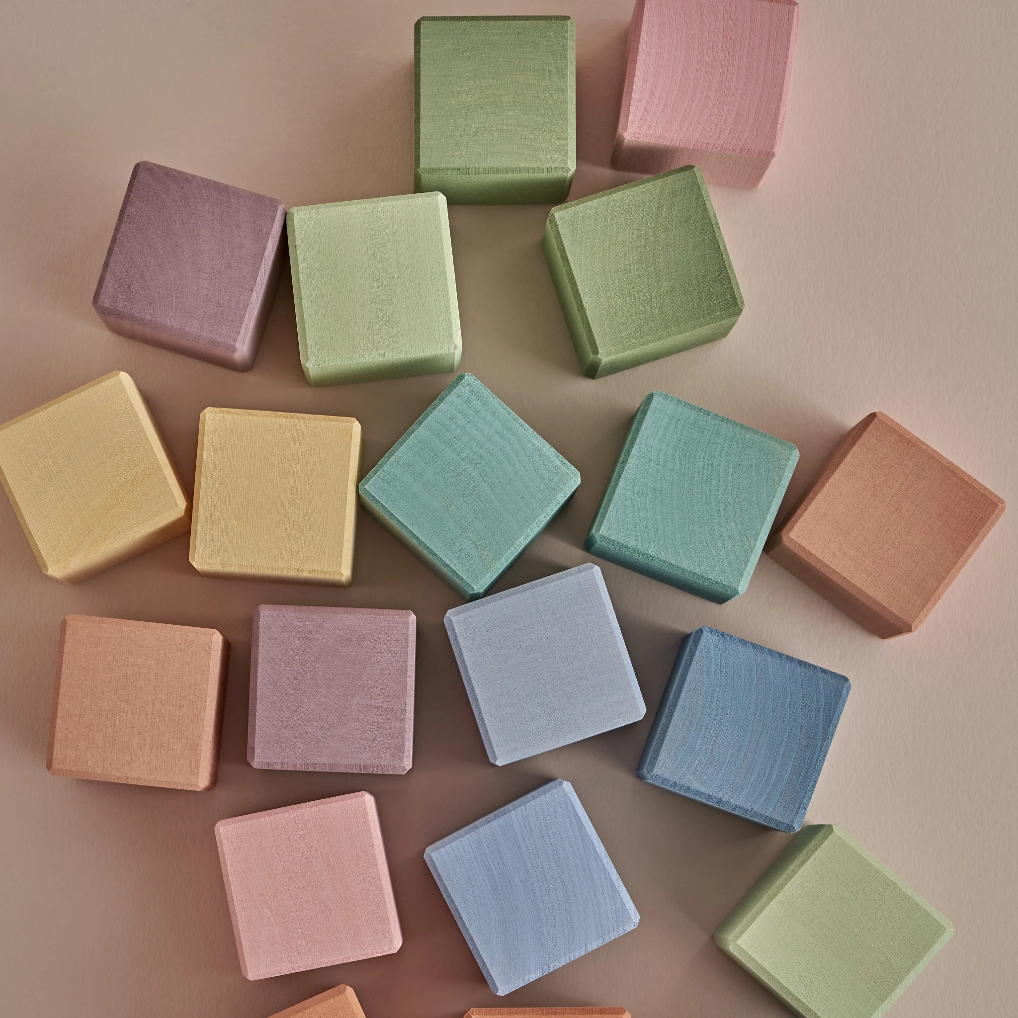 Raduga Grez | Wooden Pastel Building Cubes - Image 4