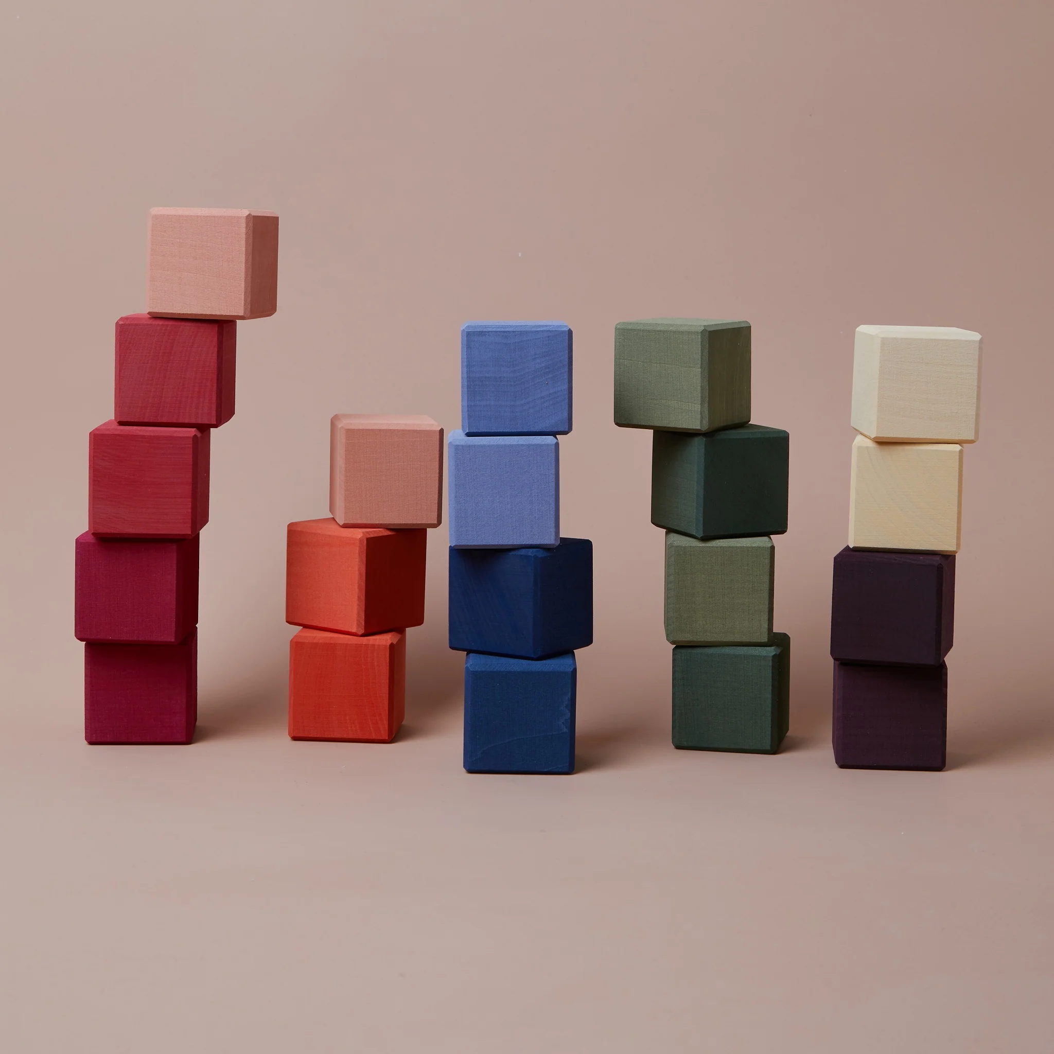 Raduga Grez | Wooden Rainbow Building Cubes - Image 2