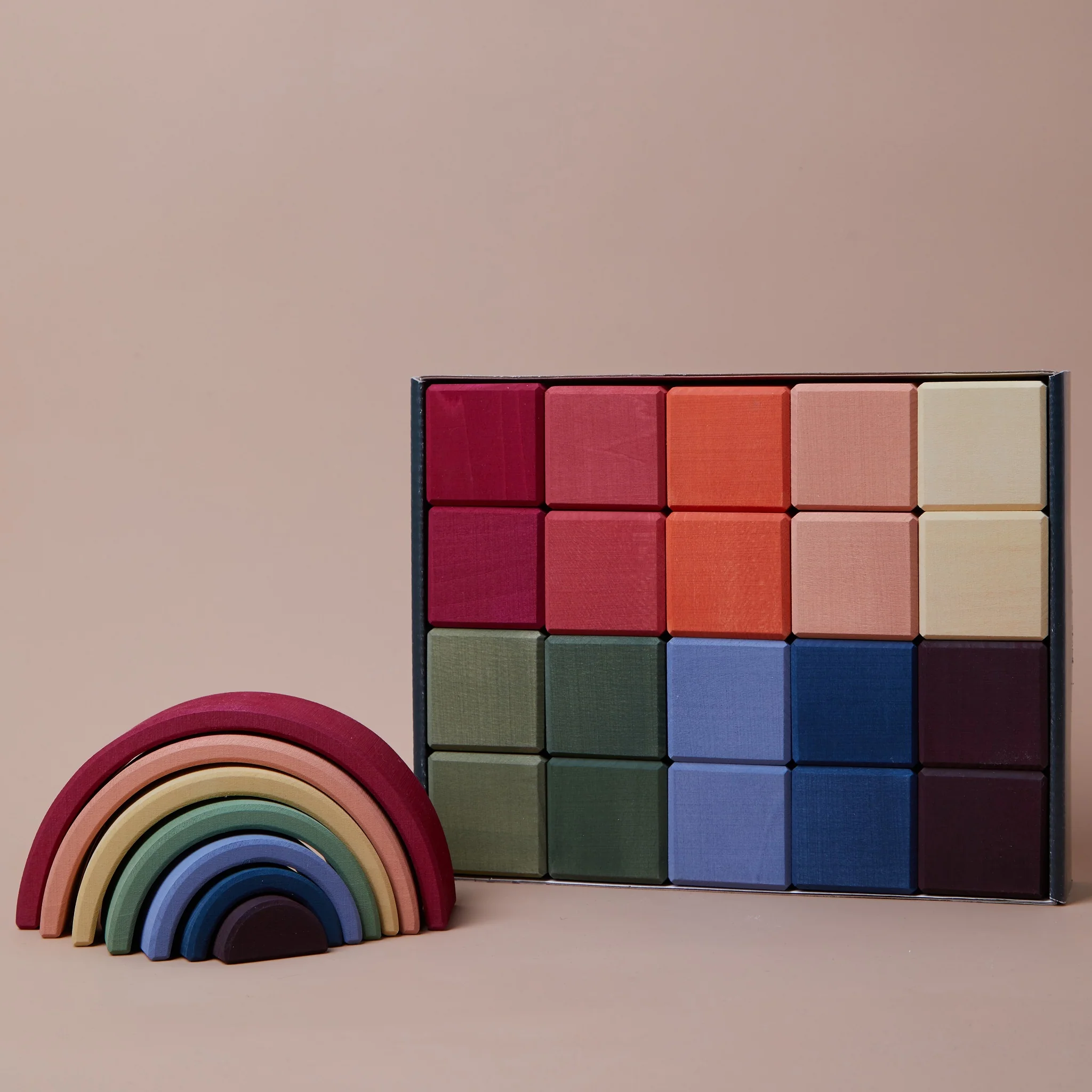Raduga Grez | Wooden Rainbow Building Cubes - Image 7