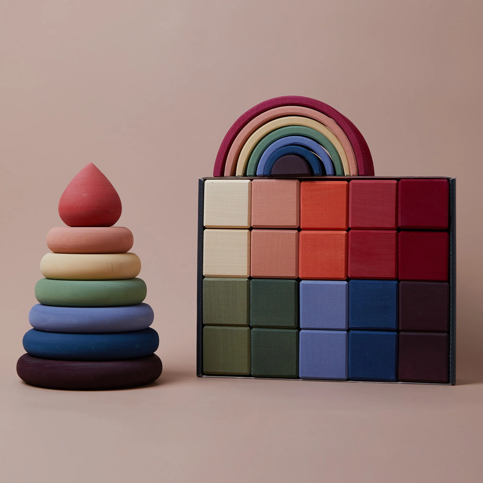 Raduga Grez | Wooden Rainbow Building Cubes - Image 8