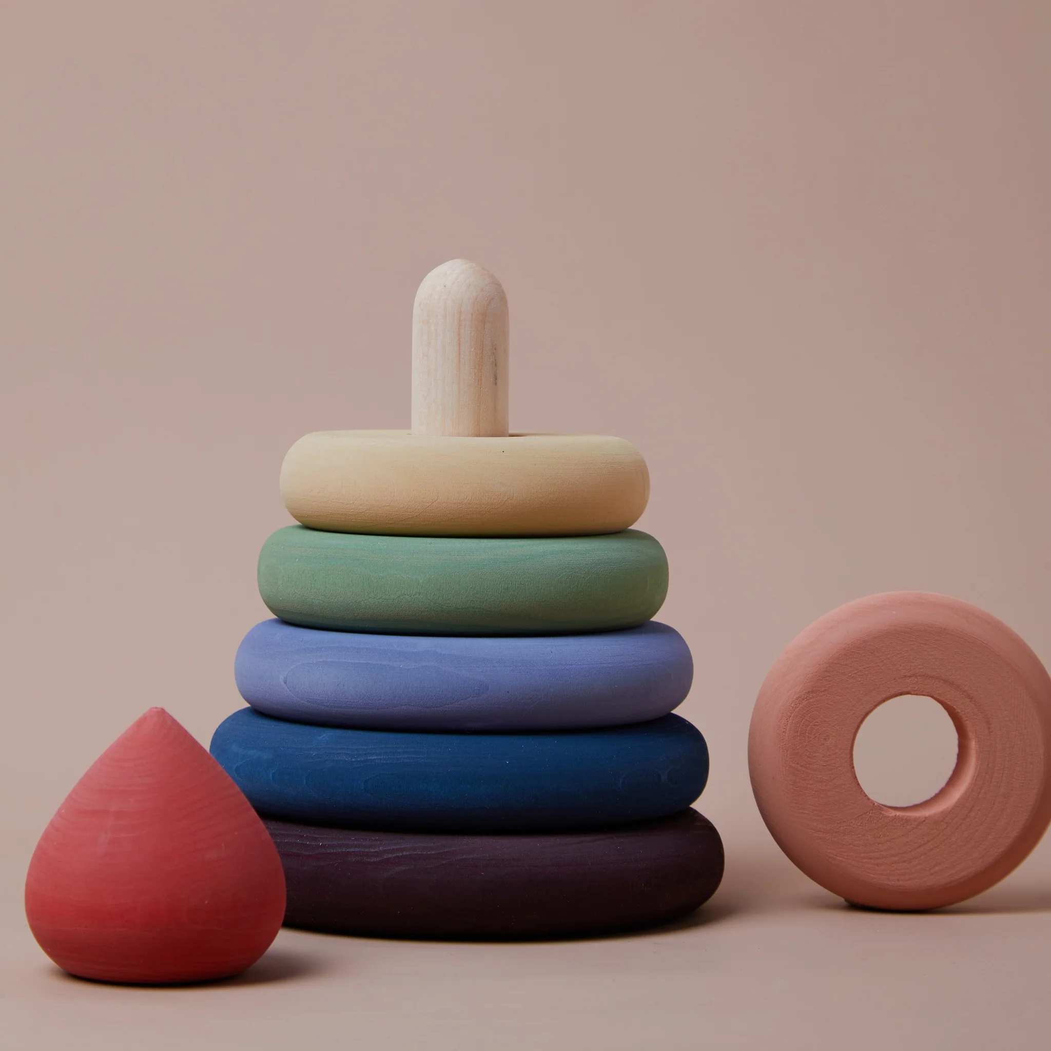 Raduga Grez | Wooden Rainbow Stacking Tower - Image 2