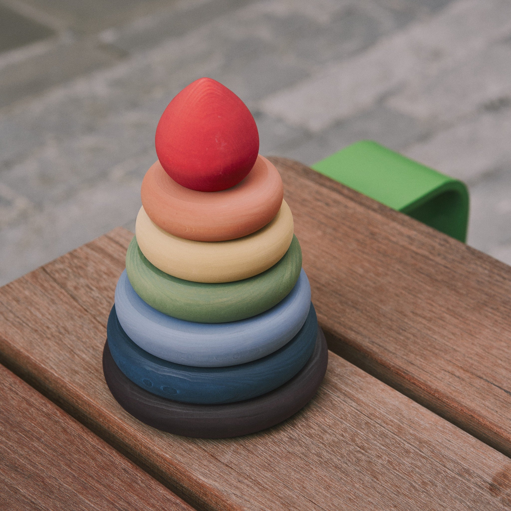 Raduga Grez | Wooden Rainbow Stacking Tower - Image 4