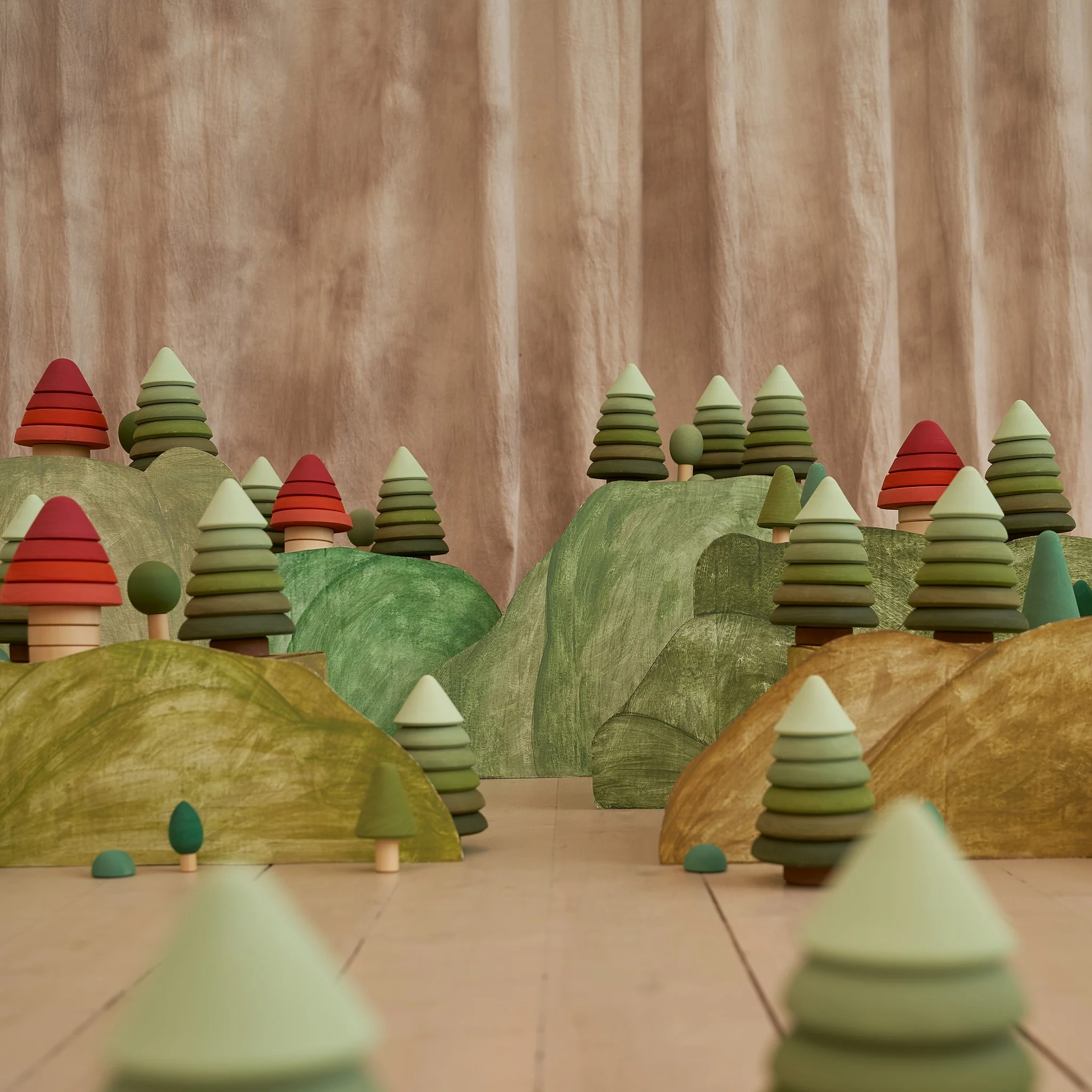 Raduga Grez | Wooden Stacking Tower - Fir Tree - Image 4