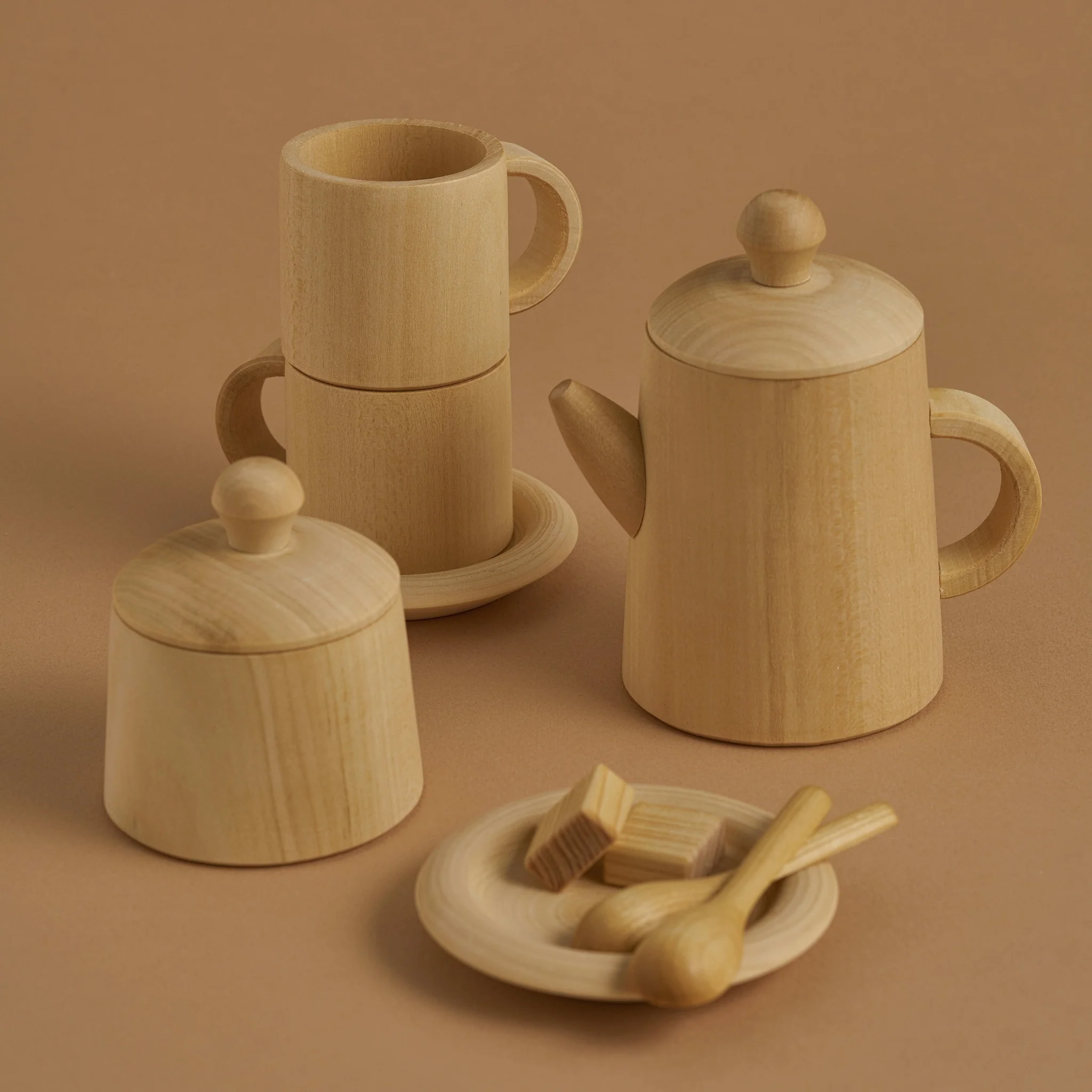Raduga Grez | Wooden Tea Play Set - Natural - Image 2