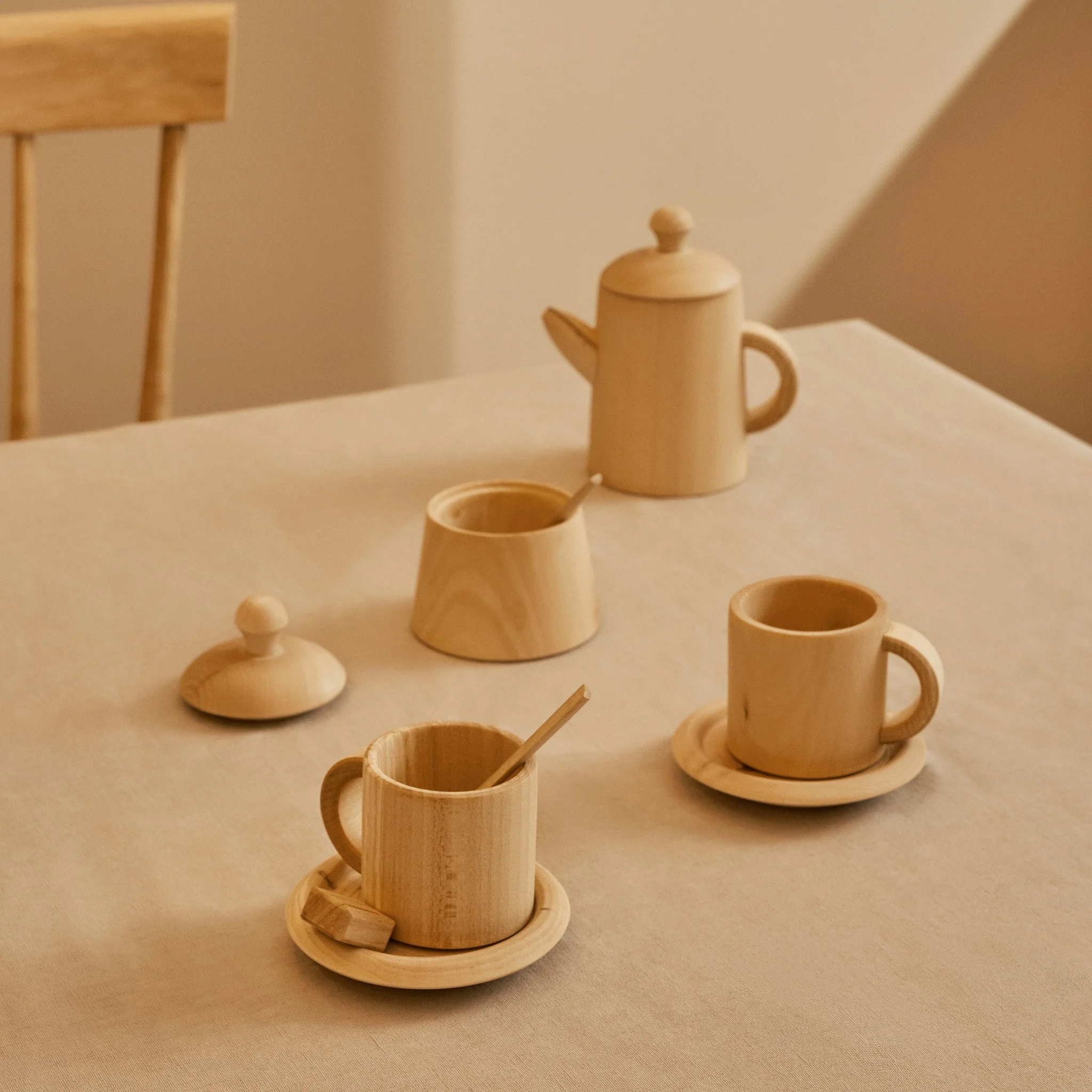 Raduga Grez | Wooden Tea Play Set - Natural - Image 3