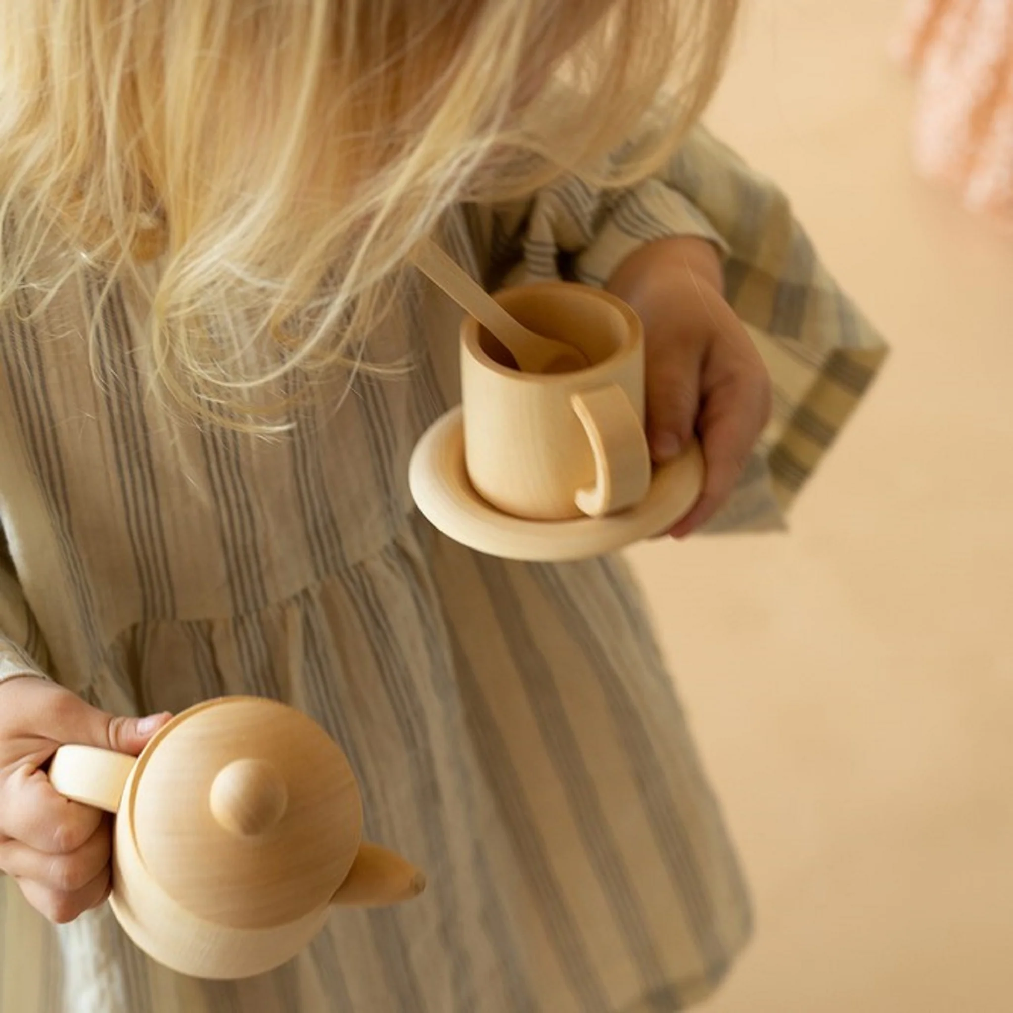 Raduga Grez | Wooden Tea Play Set - Natural - Image 5
