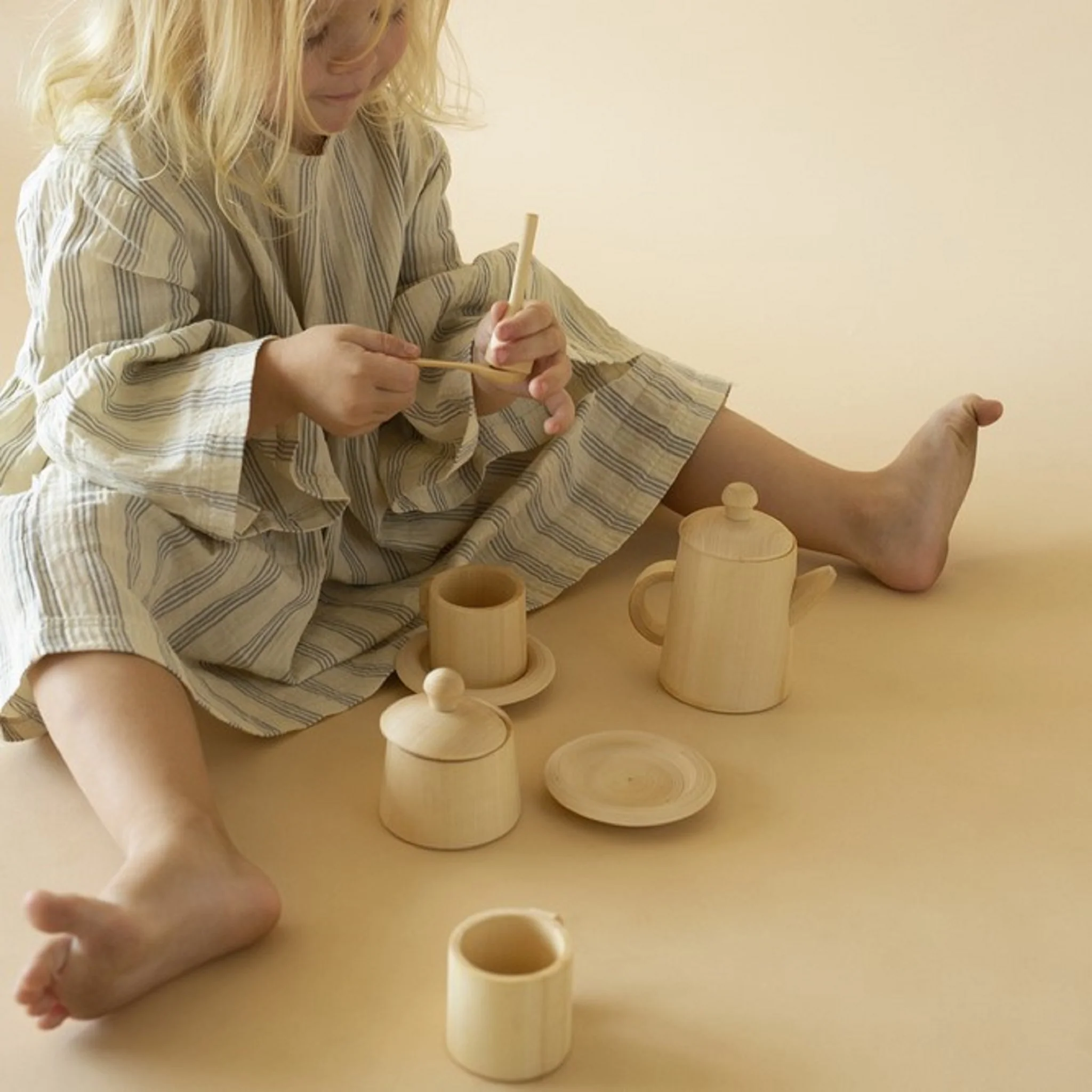 Raduga Grez | Wooden Tea Play Set - Natural - Image 6